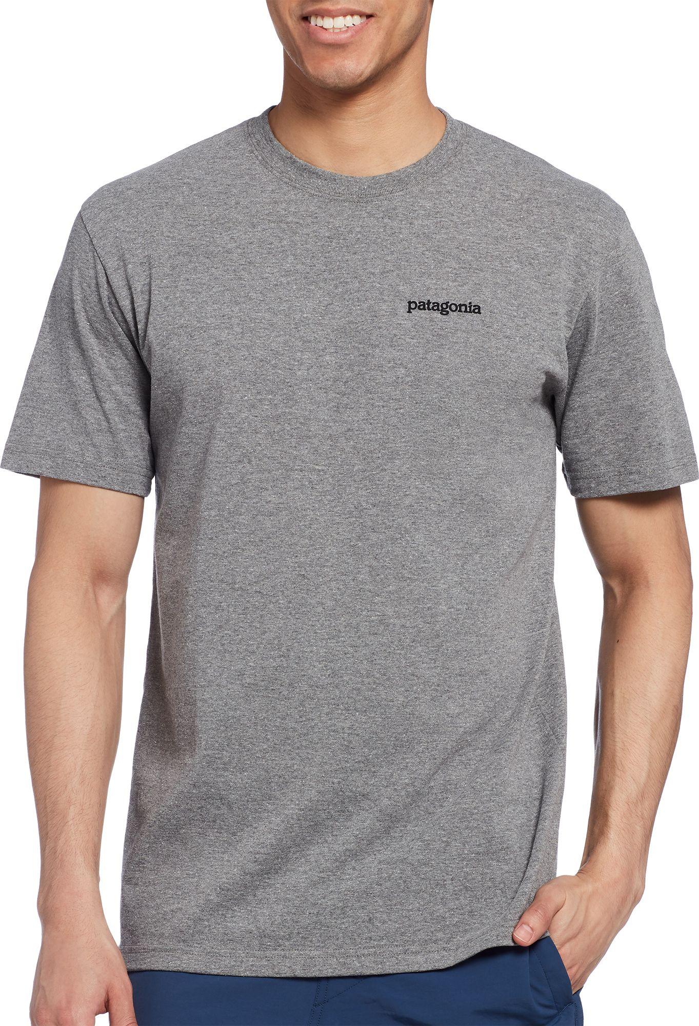 Patagonia P6 Logo Tee - Pebble Grey