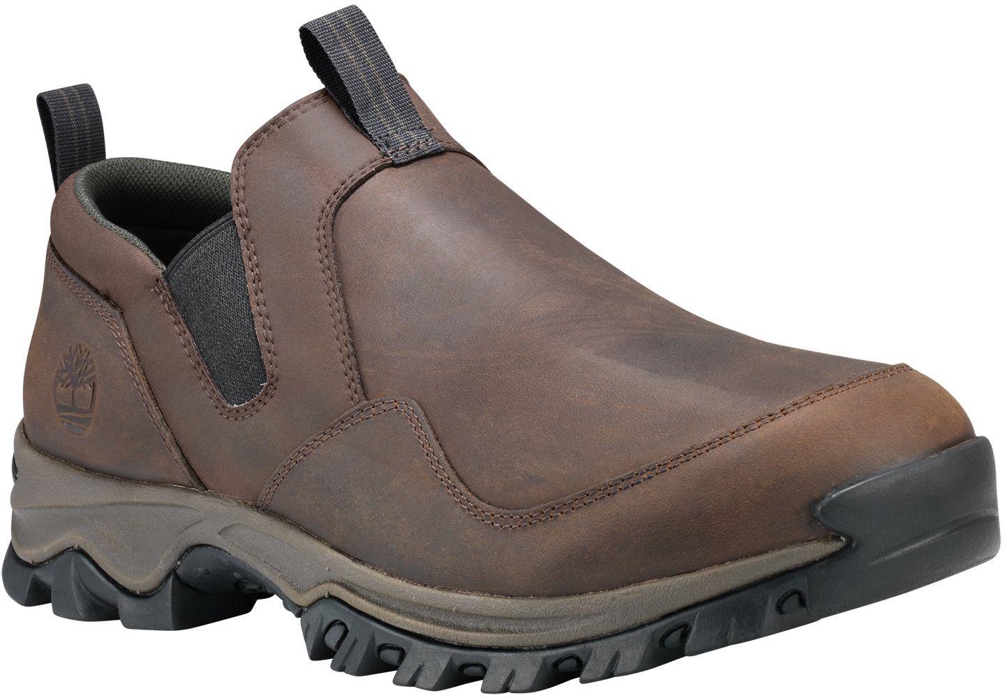Timberland Leather Mt. Maddsen Slip On Hiking Shoe in Dark Brown (Brown) for Men Lyst