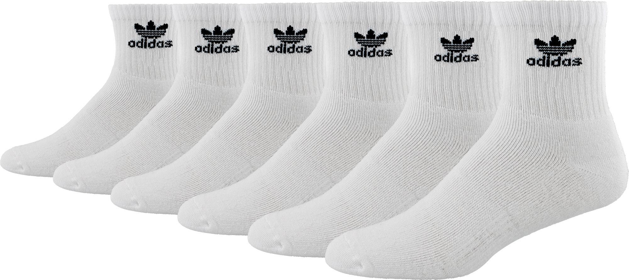 adidas trefoil quarter socks