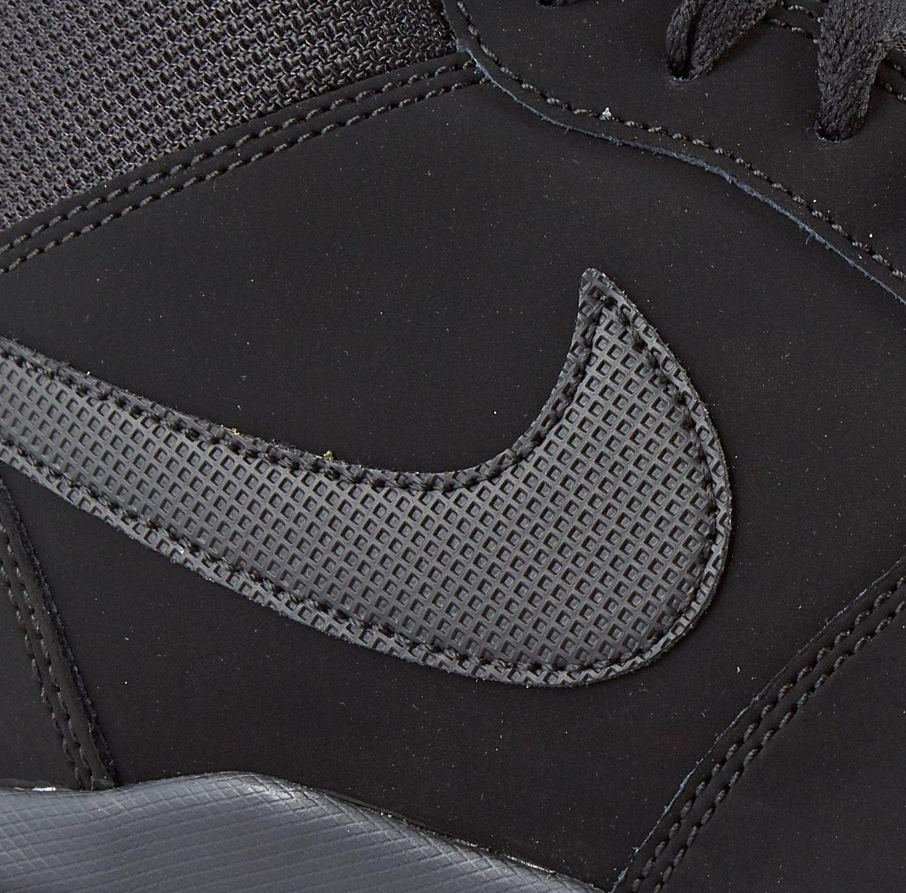 nike hoodland suede black