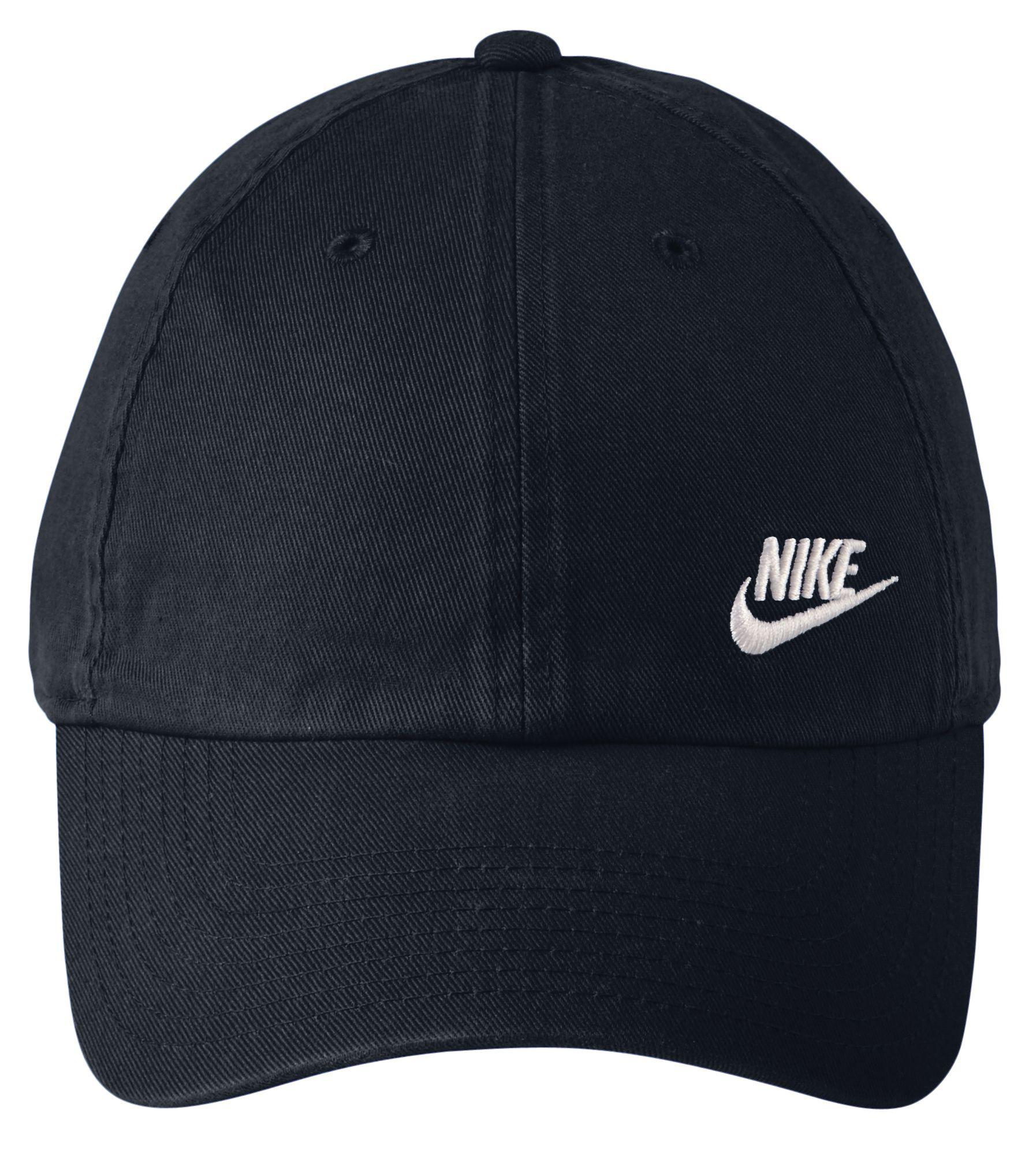 Nike Cotton Twill H86 Adjustable Hat in Black - Lyst