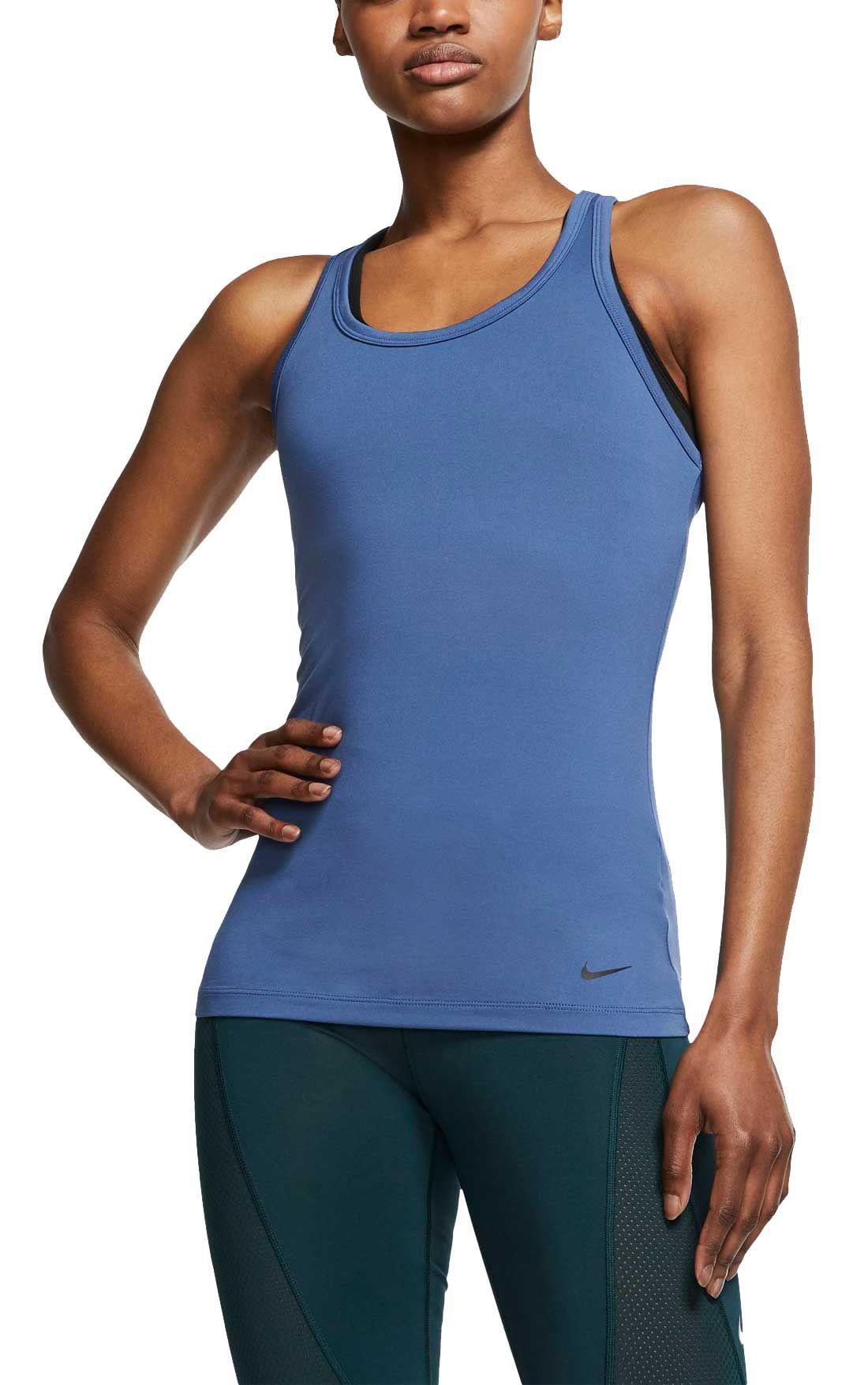 blue nike tank top