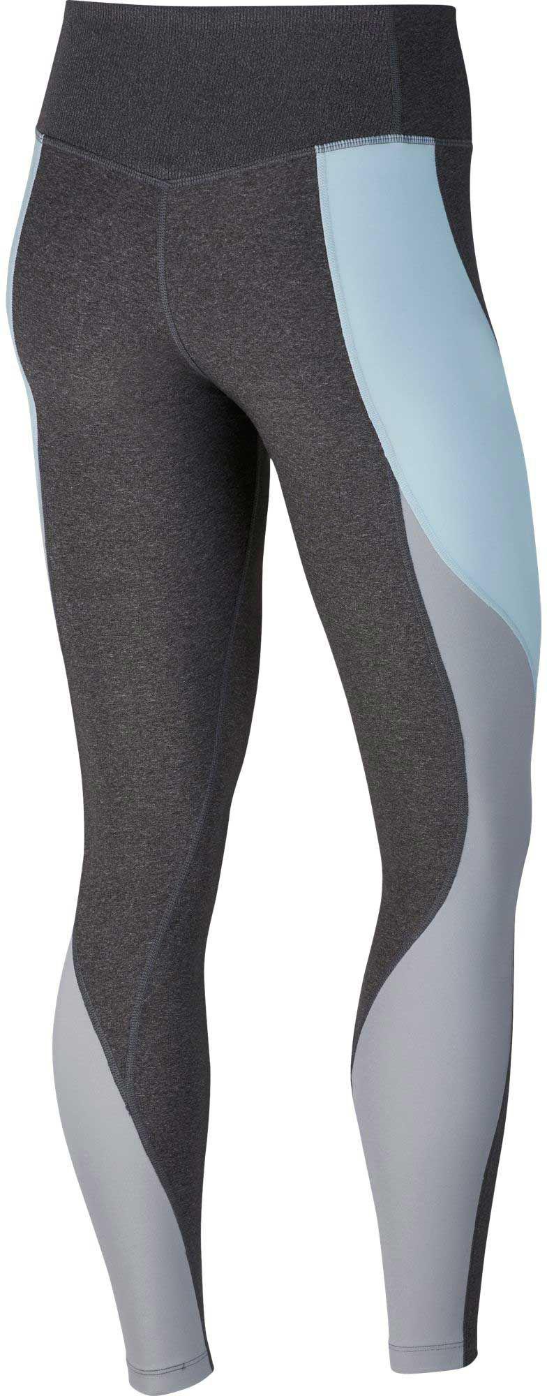 nike team authentic colorblock power tights