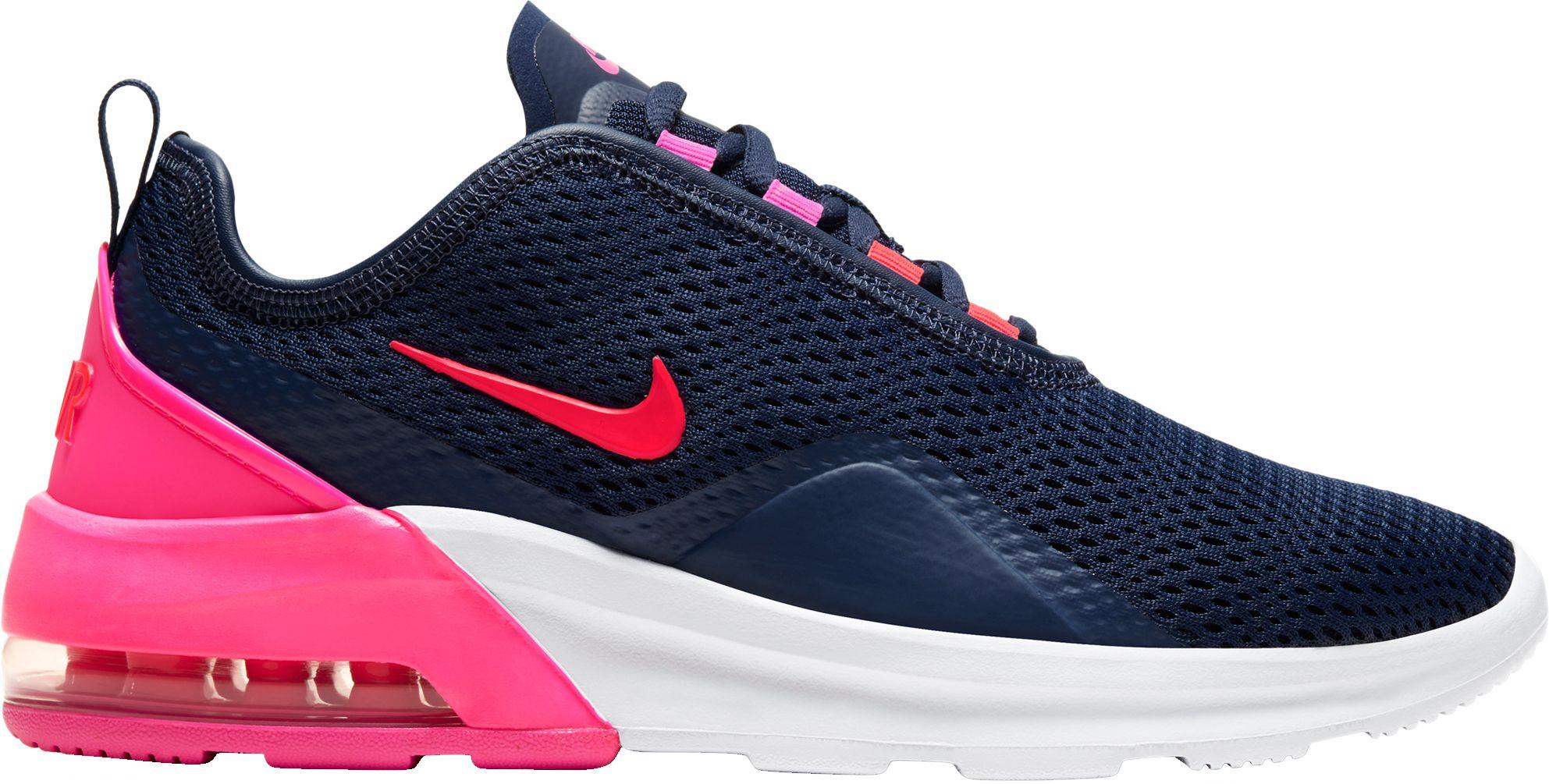 Nike Synthetic Air Max Motion 2 Shoes in Navy/Pink/White (Blue) - Lyst