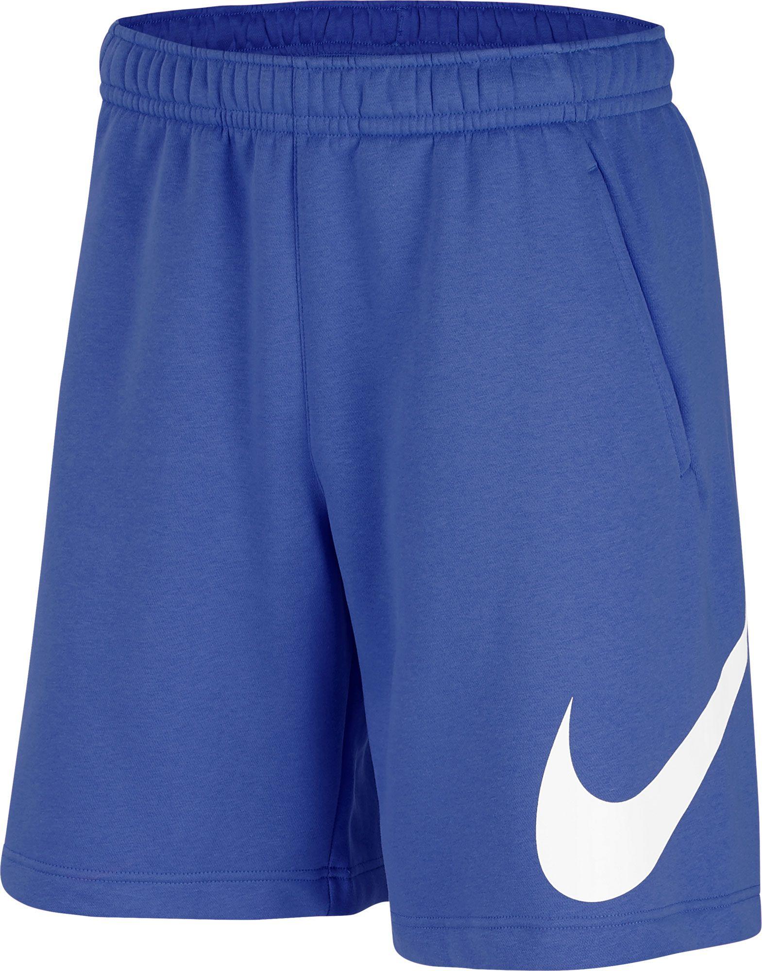 Nike Club Fleece Graphic Shorts (regular And Big & Tall) in Blue for