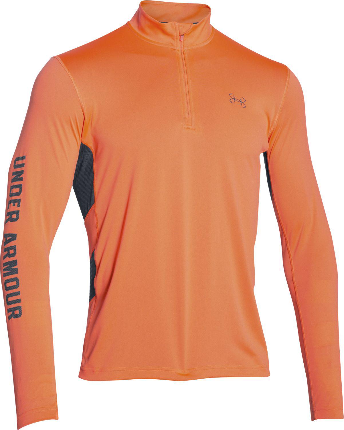 orange under armour long sleeve