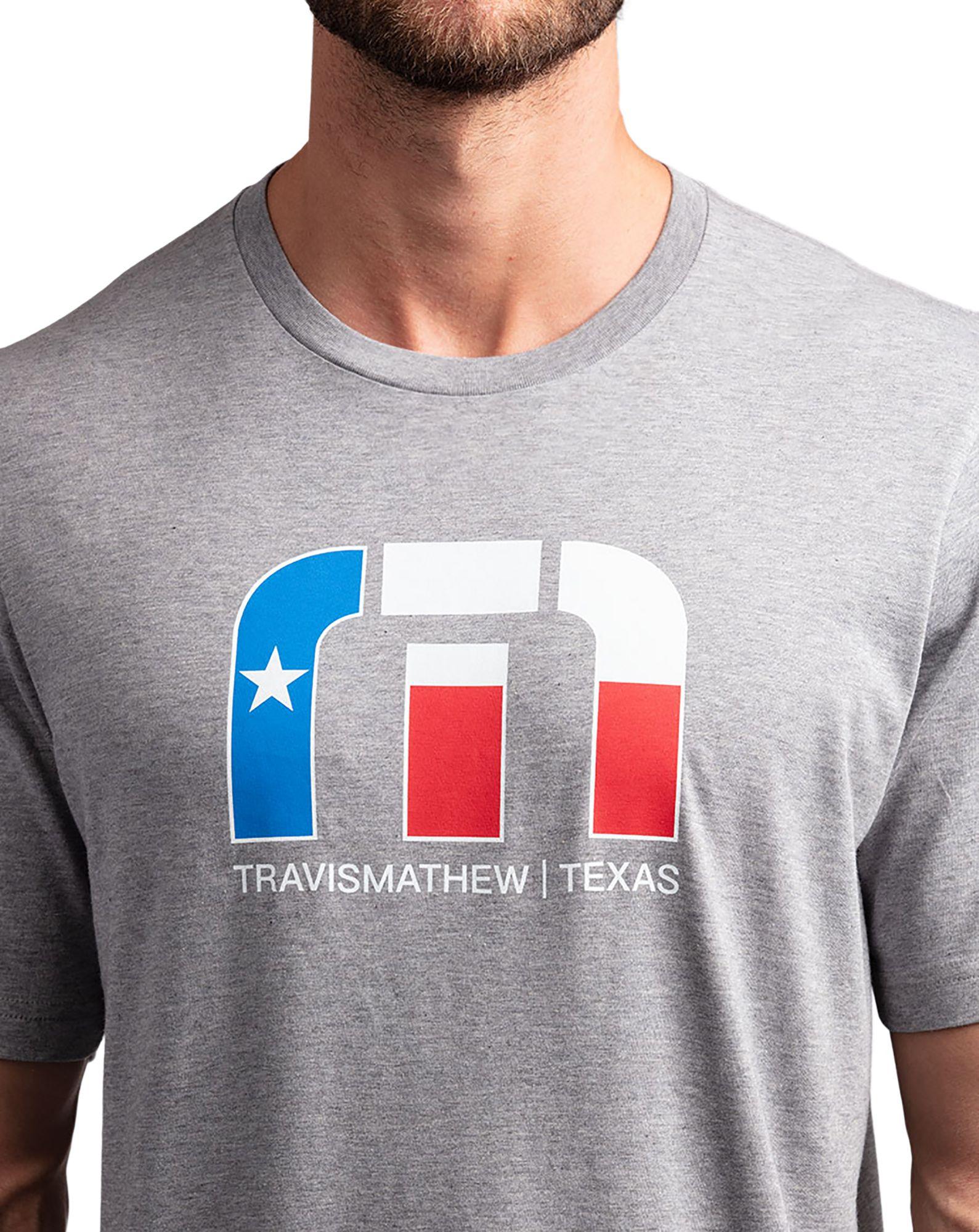 Travis Mathew Lone Star Golf Tshirt in Heather Grey (Gray) for Men Lyst
