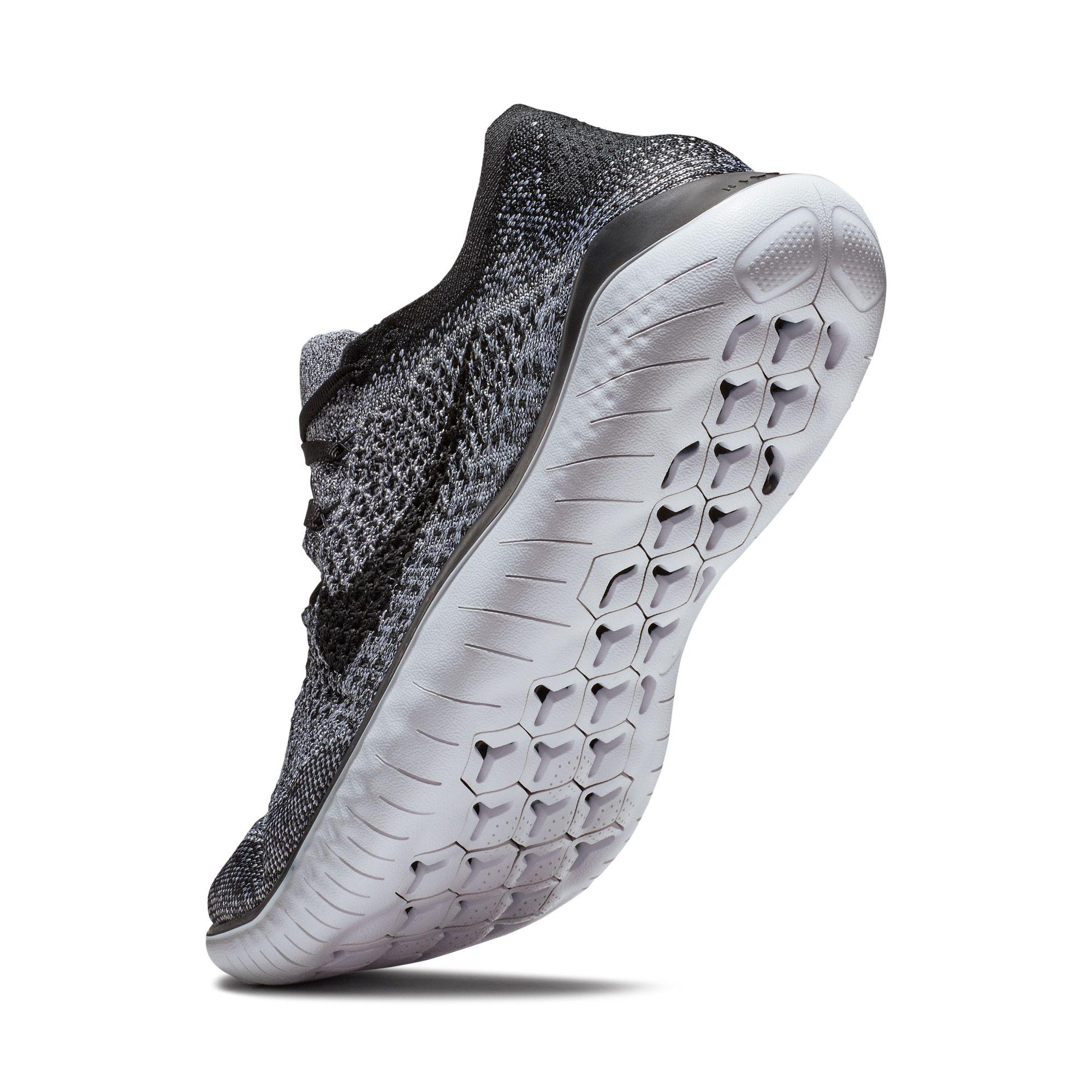 Nike Free Rn Flyknit 2018 Running Shoes in Black/White/Black (Black) for  Men - Lyst