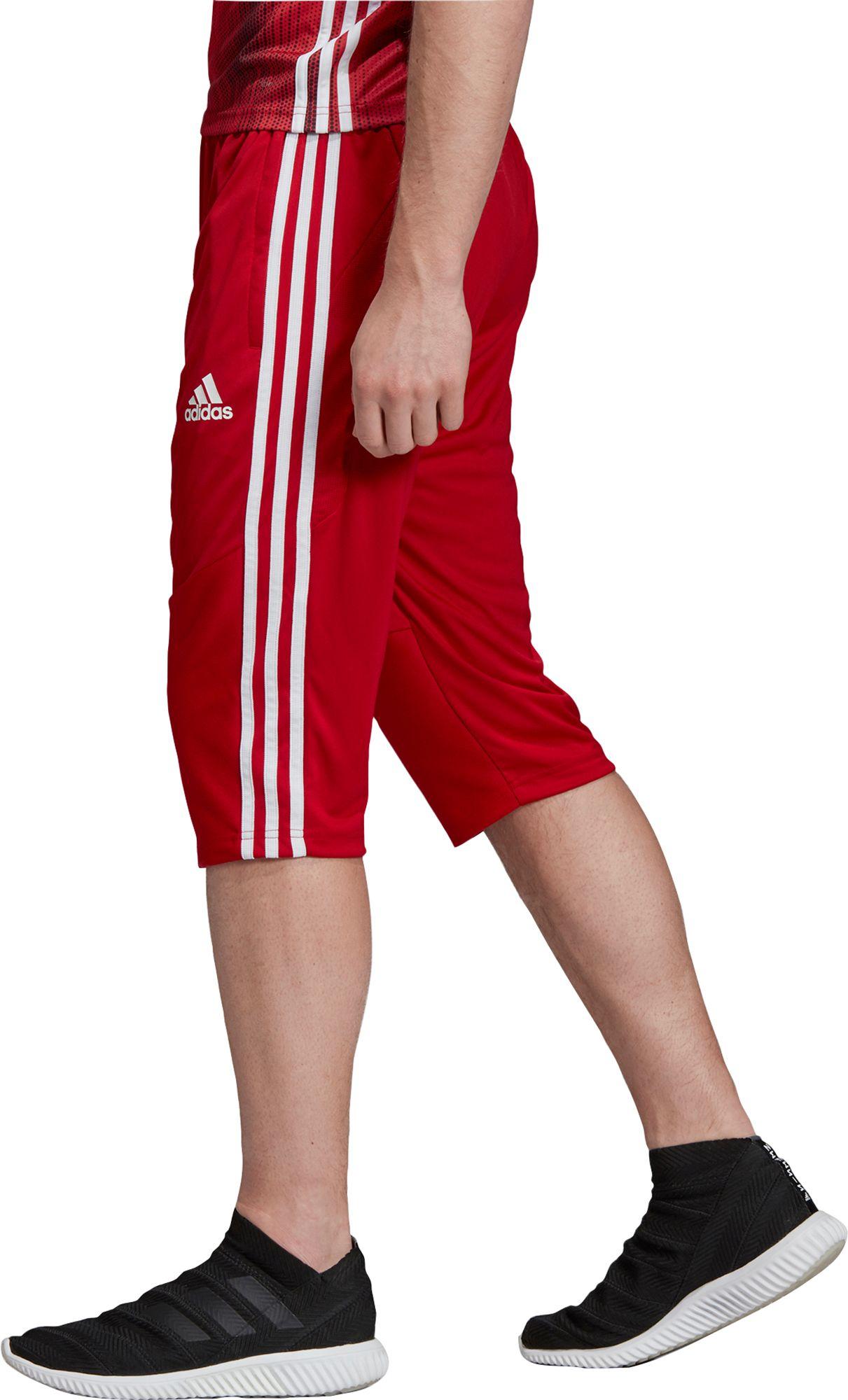 adidas Tiro 3⁄4 Length Pants in Red for Men - Lyst