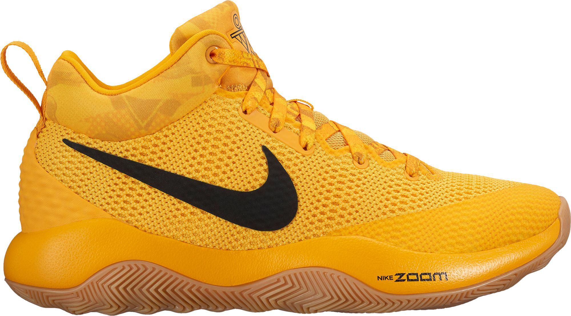 Nike Zoom Rev 2017 Basketball Shoes in Yellow for Men - Lyst