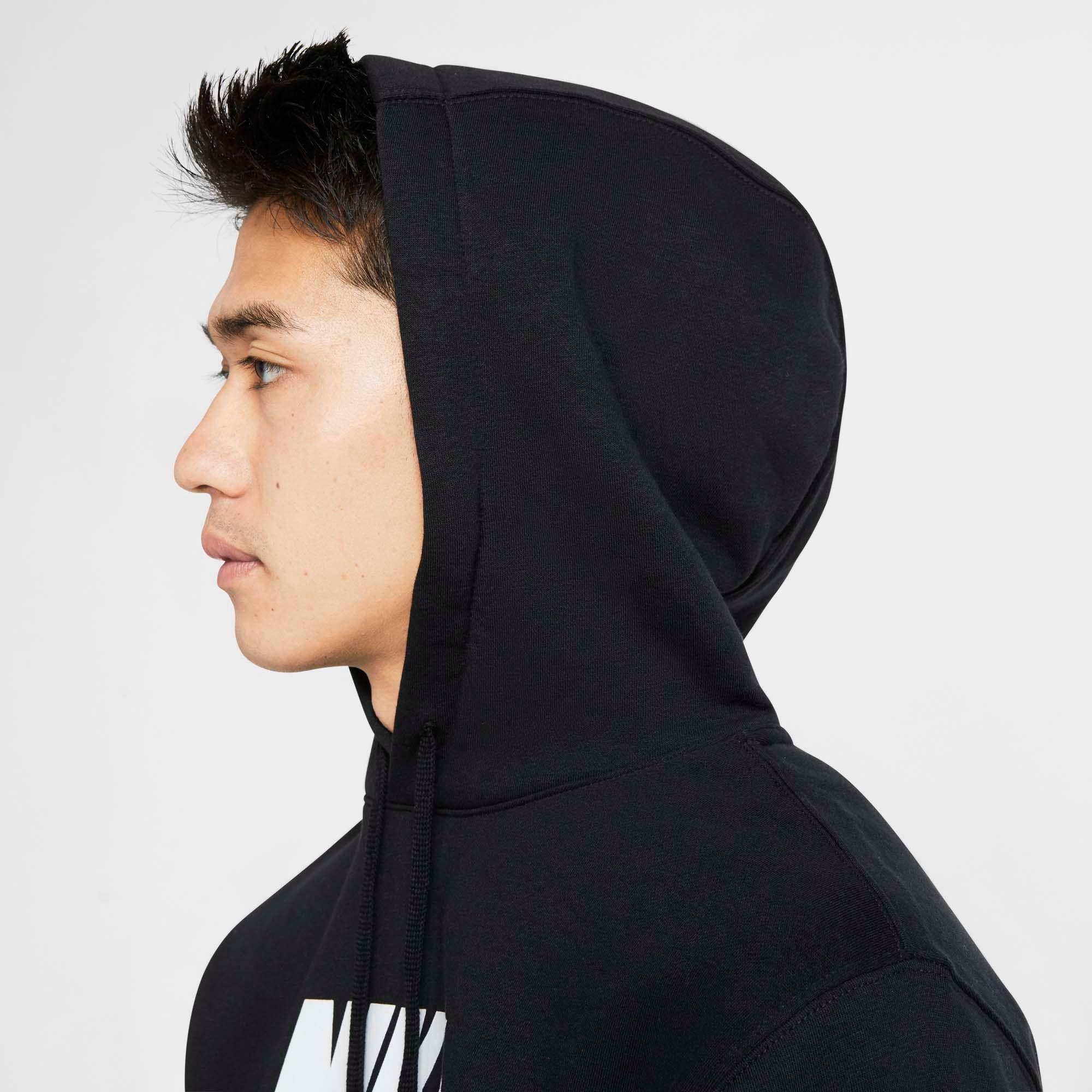 nike men's futura club fleece hoodie