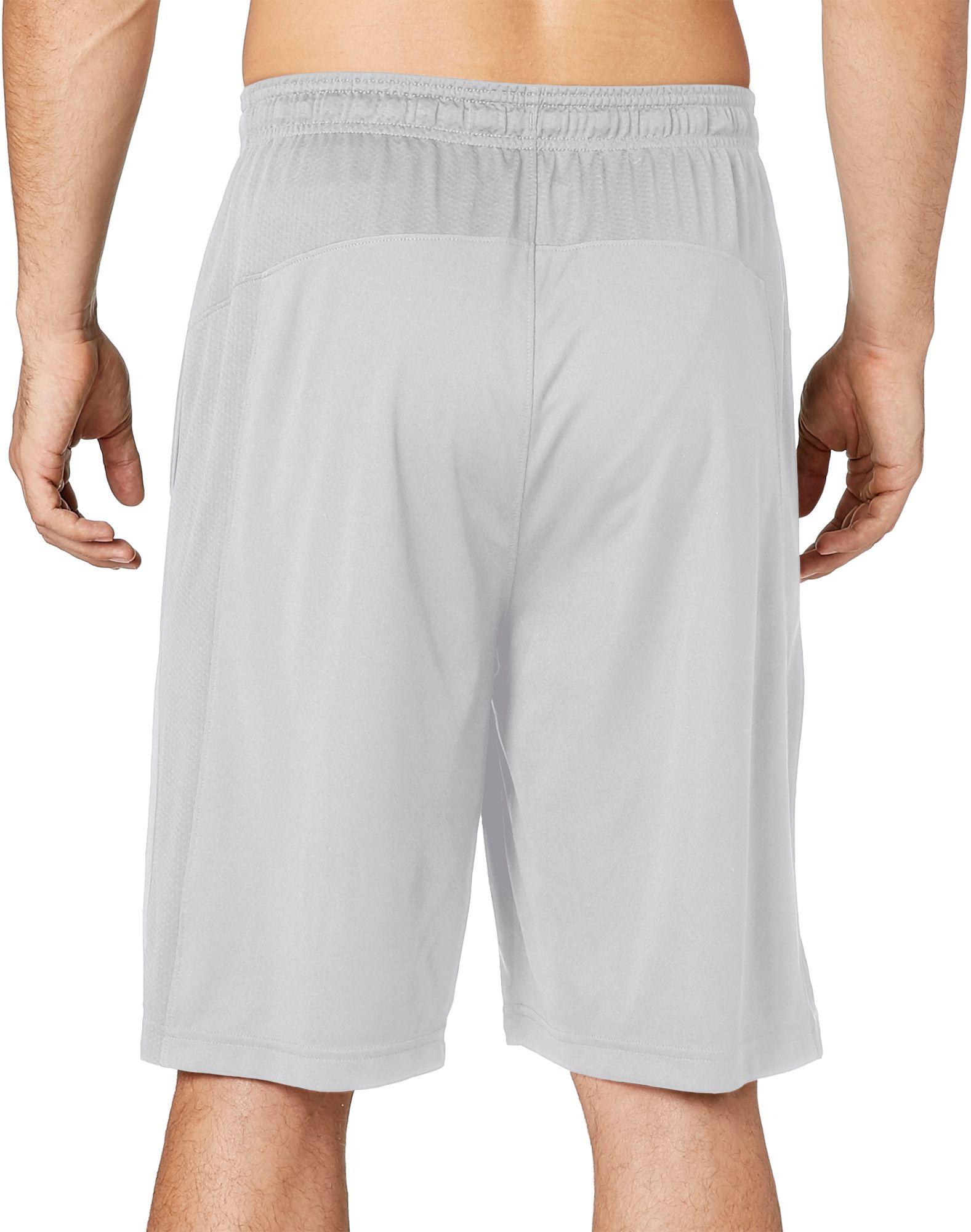 Reebok Solid Performance Shorts in Gray for Men - Lyst