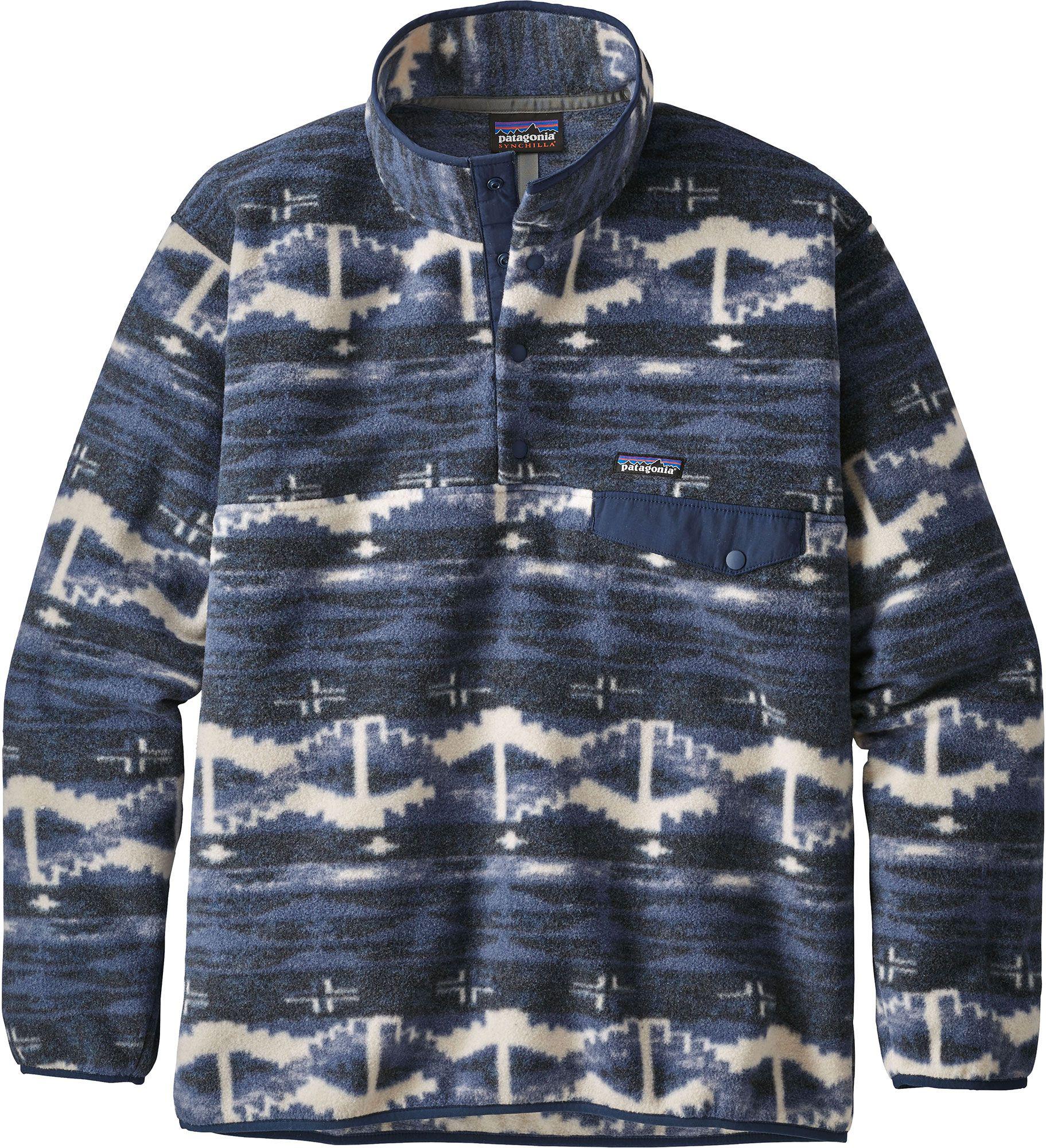 patagonia pullover blue