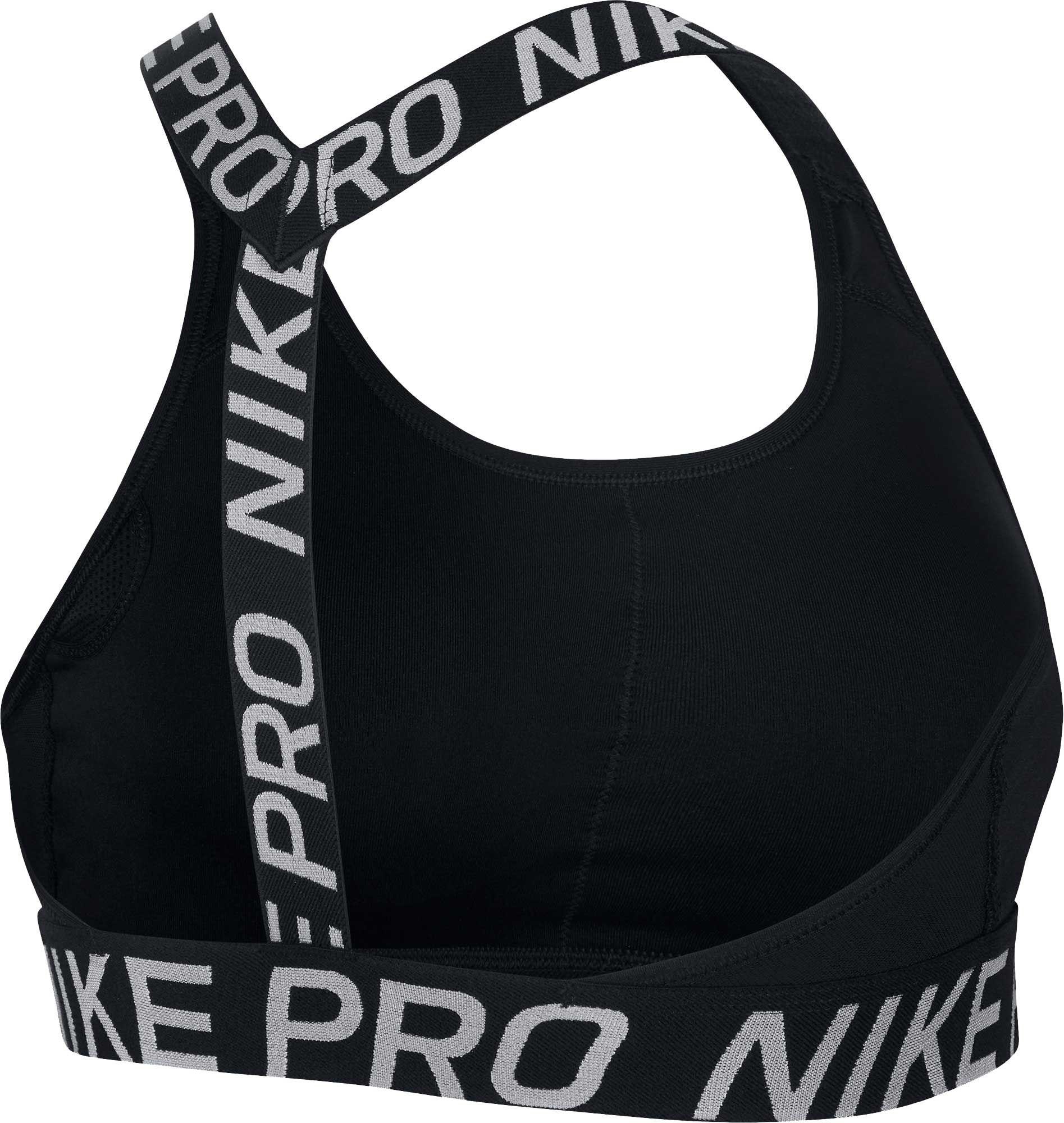 Nike Classic T-back Medium-support Sports Bra in Black/Black (Black) - Lyst