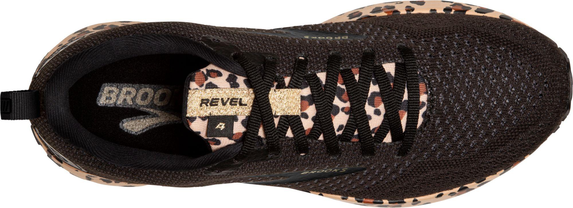 brooks revel 4 leopard print