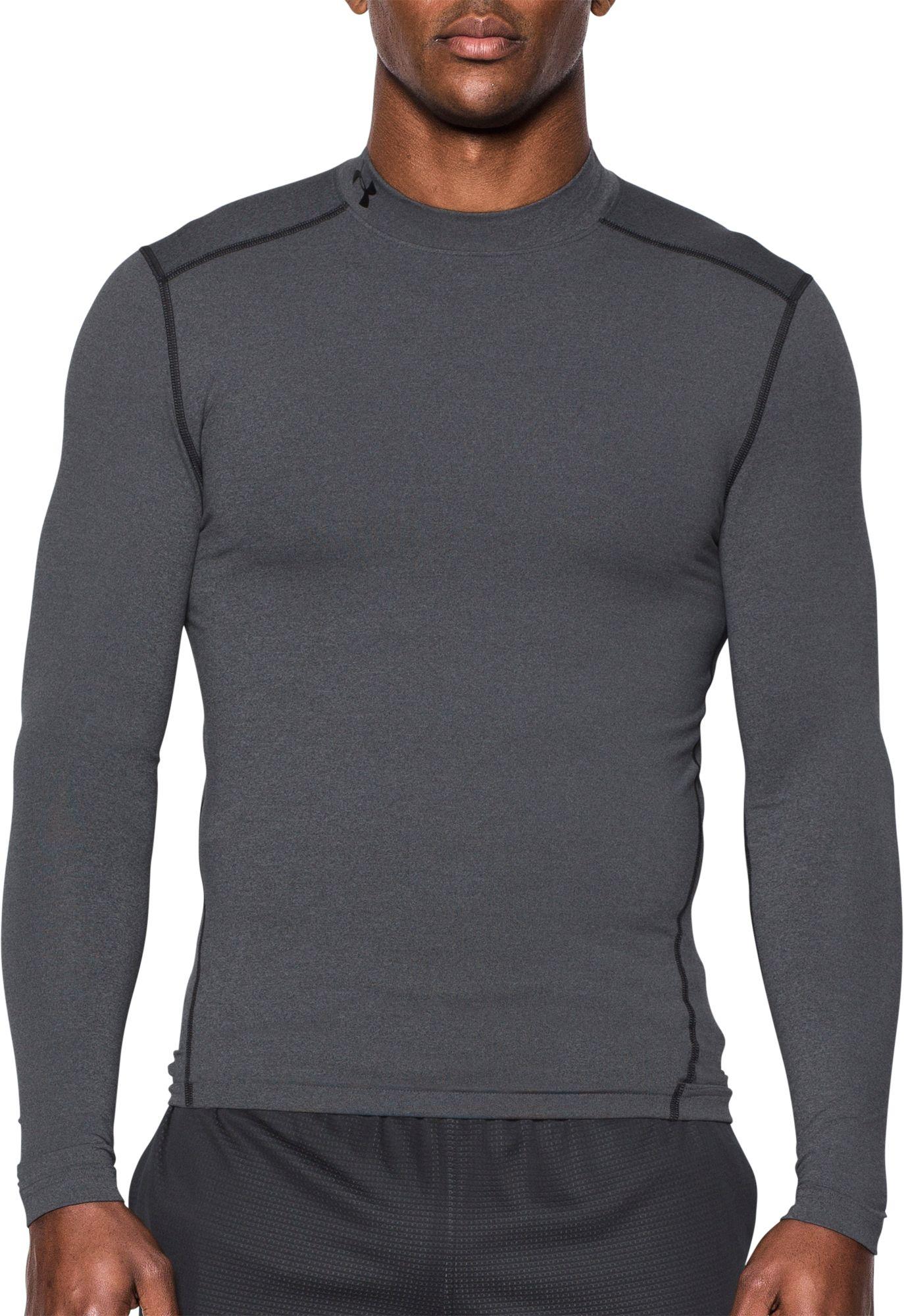 Download Under Armour Coldgear Armour Compression Mock Neck Long Sleeve Shirt for Men - Lyst