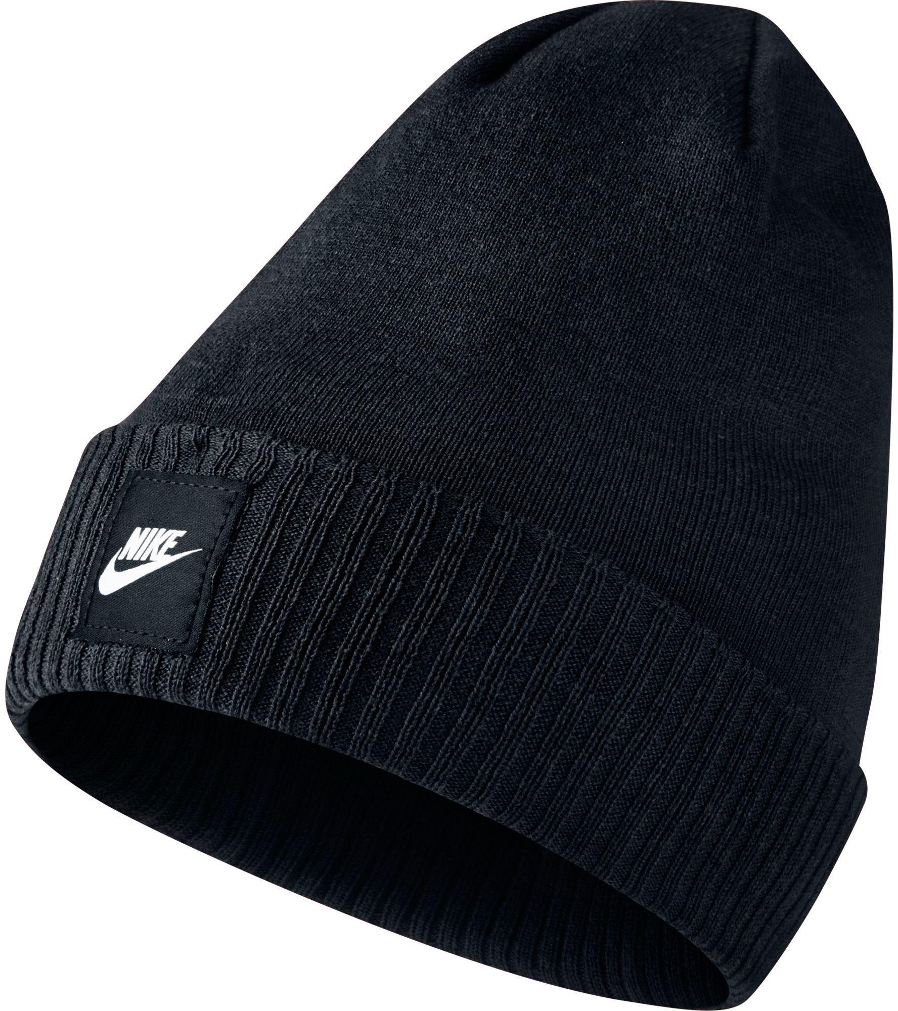 Nike Synthetic Futura Knit Beanie in Black/Black (Black) for Men | Lyst