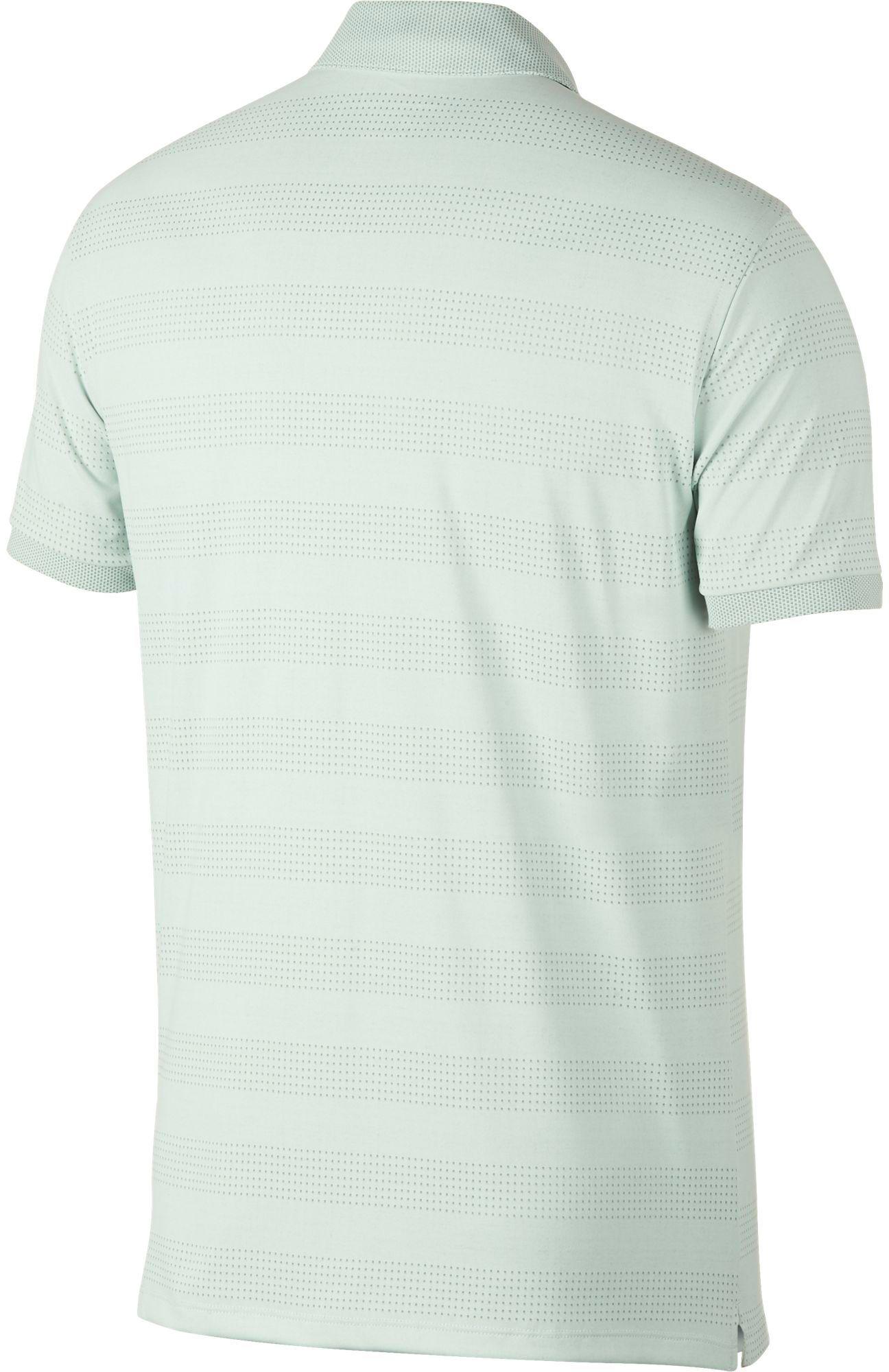 nike men's techknit stripe golf polo