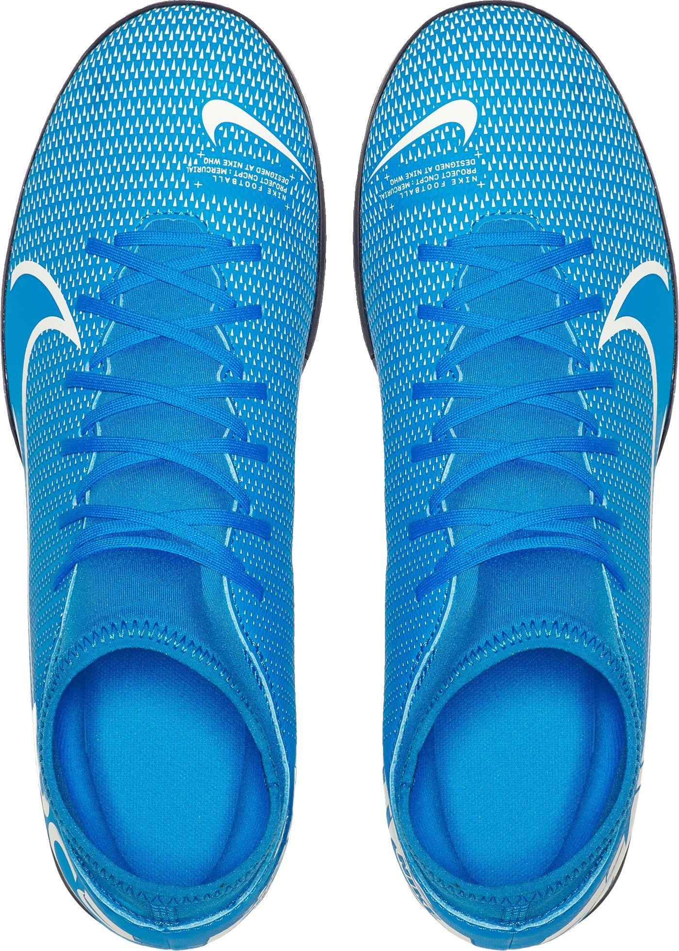 nike mercurial blue indoor
