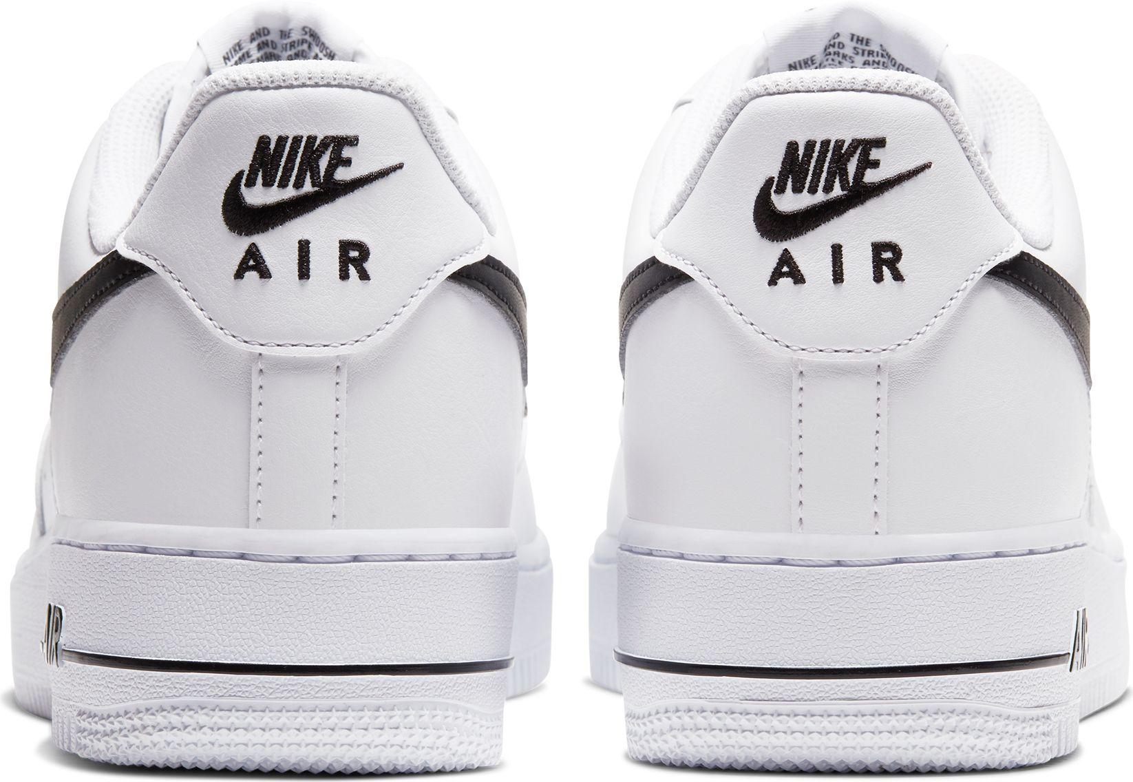 air force 1 07 trainers white black white