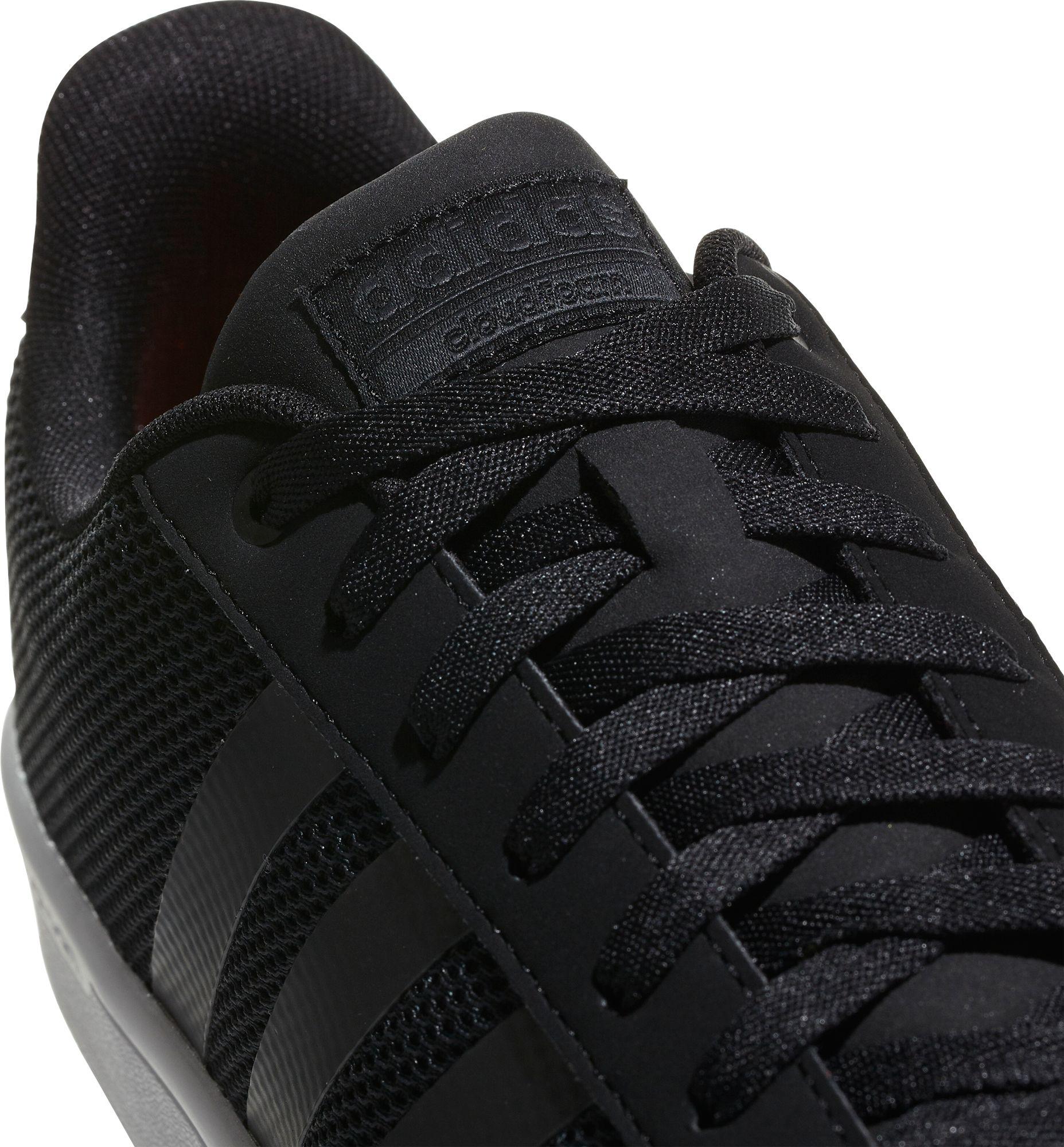 adidas advantage cloudfoam black