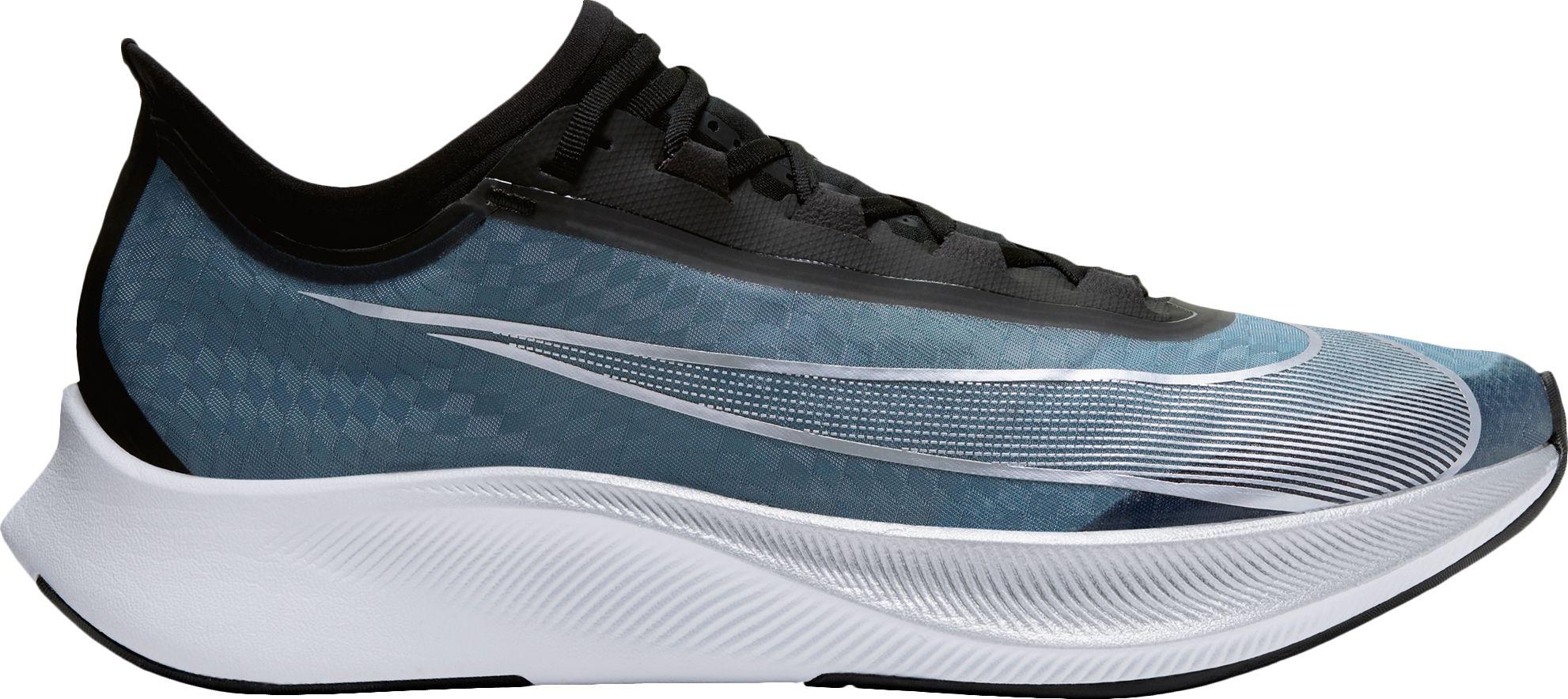 Nike Zoom Fly 3 Running Shoes in Blue/Silver (Blue) for Men - Lyst