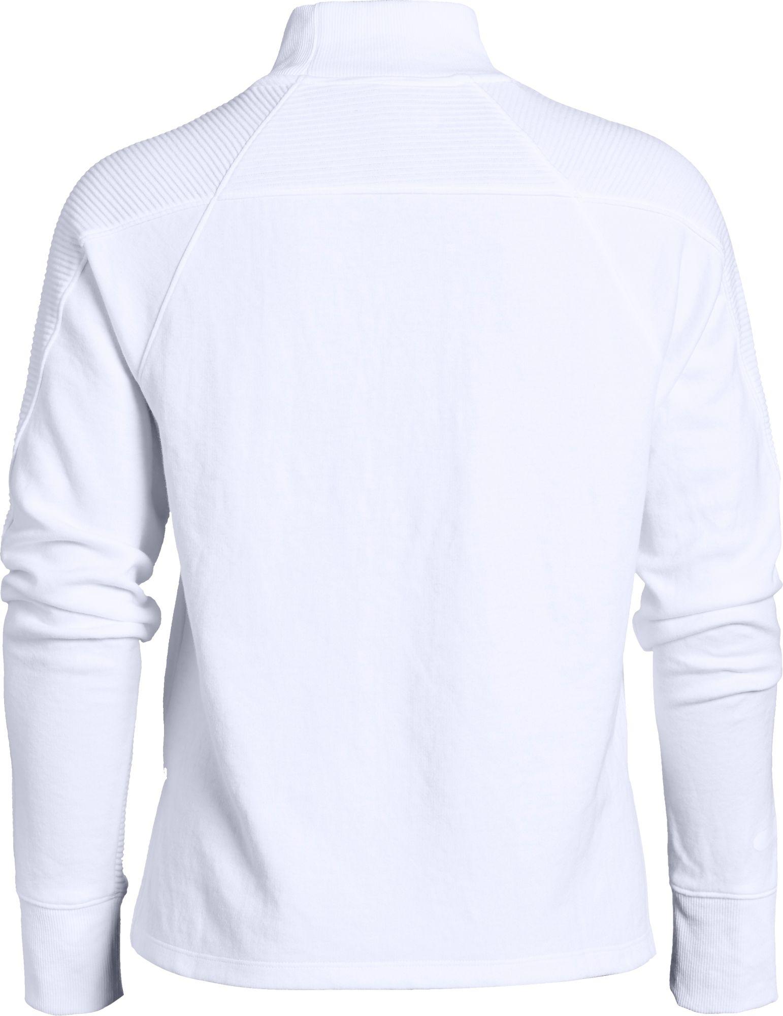 under armour women's unstoppable double knit mock neck long sleeve shirt