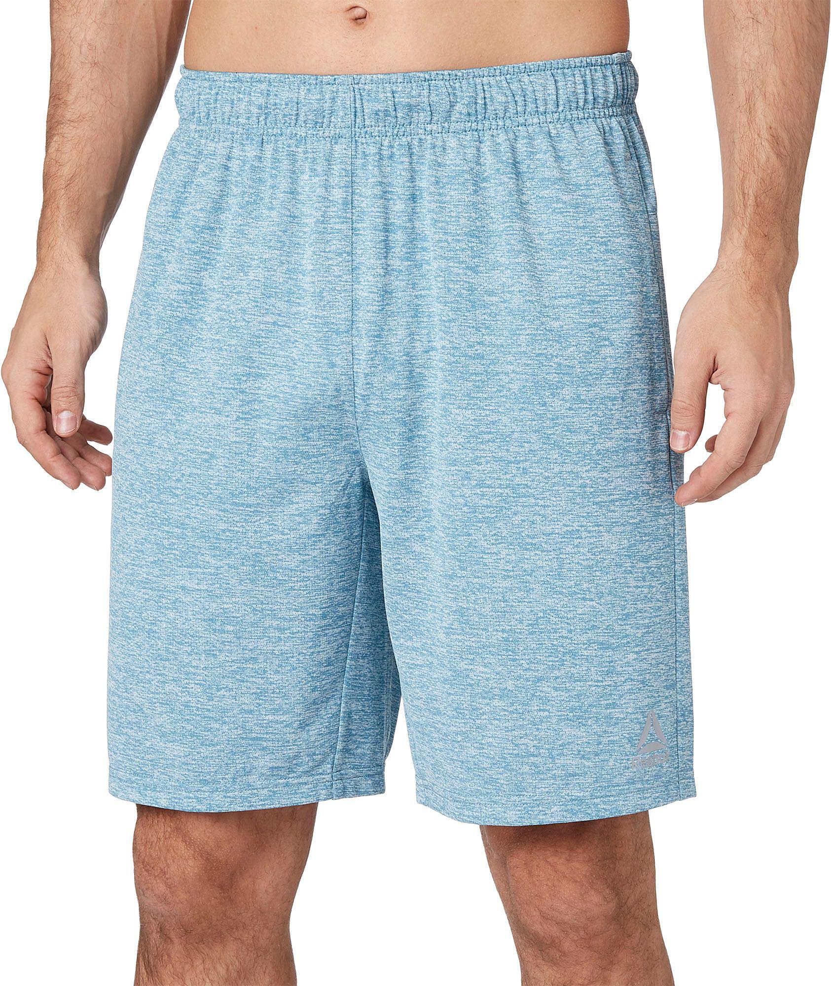 reebok men's spacedye performance shorts