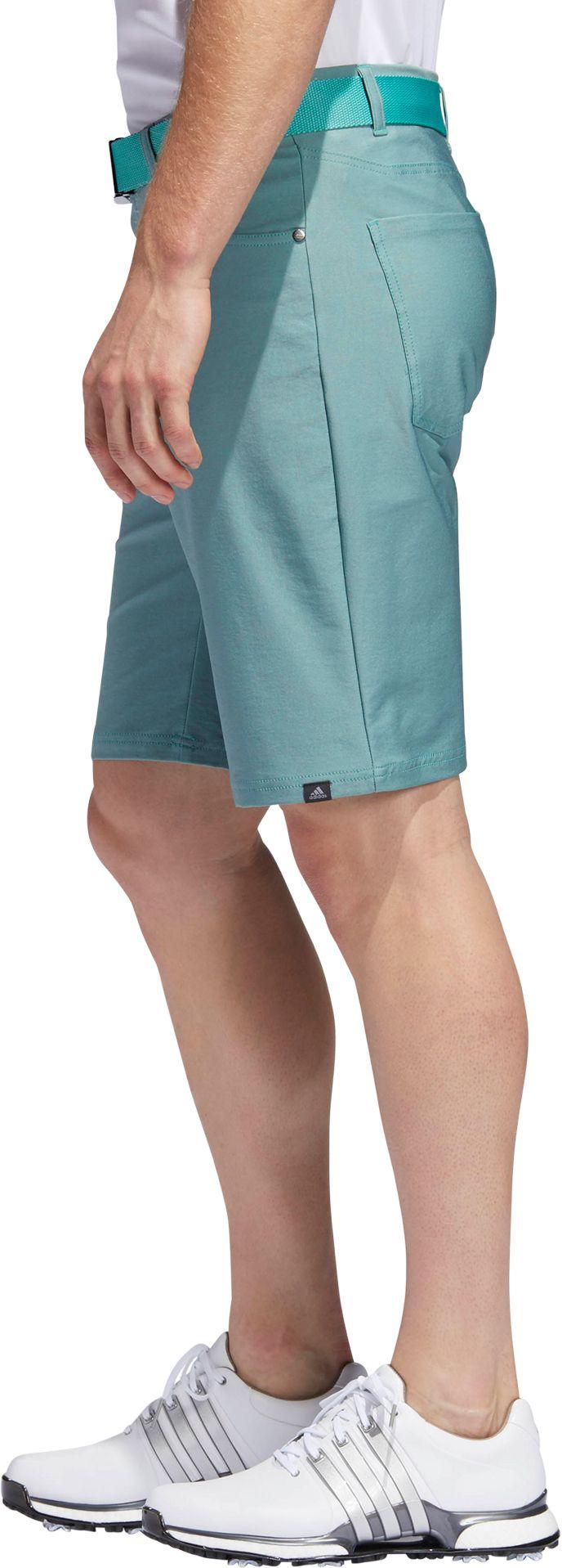 adidas Ultimate365 Heather 5 Pocket Golf Shorts in Green for Men - Lyst