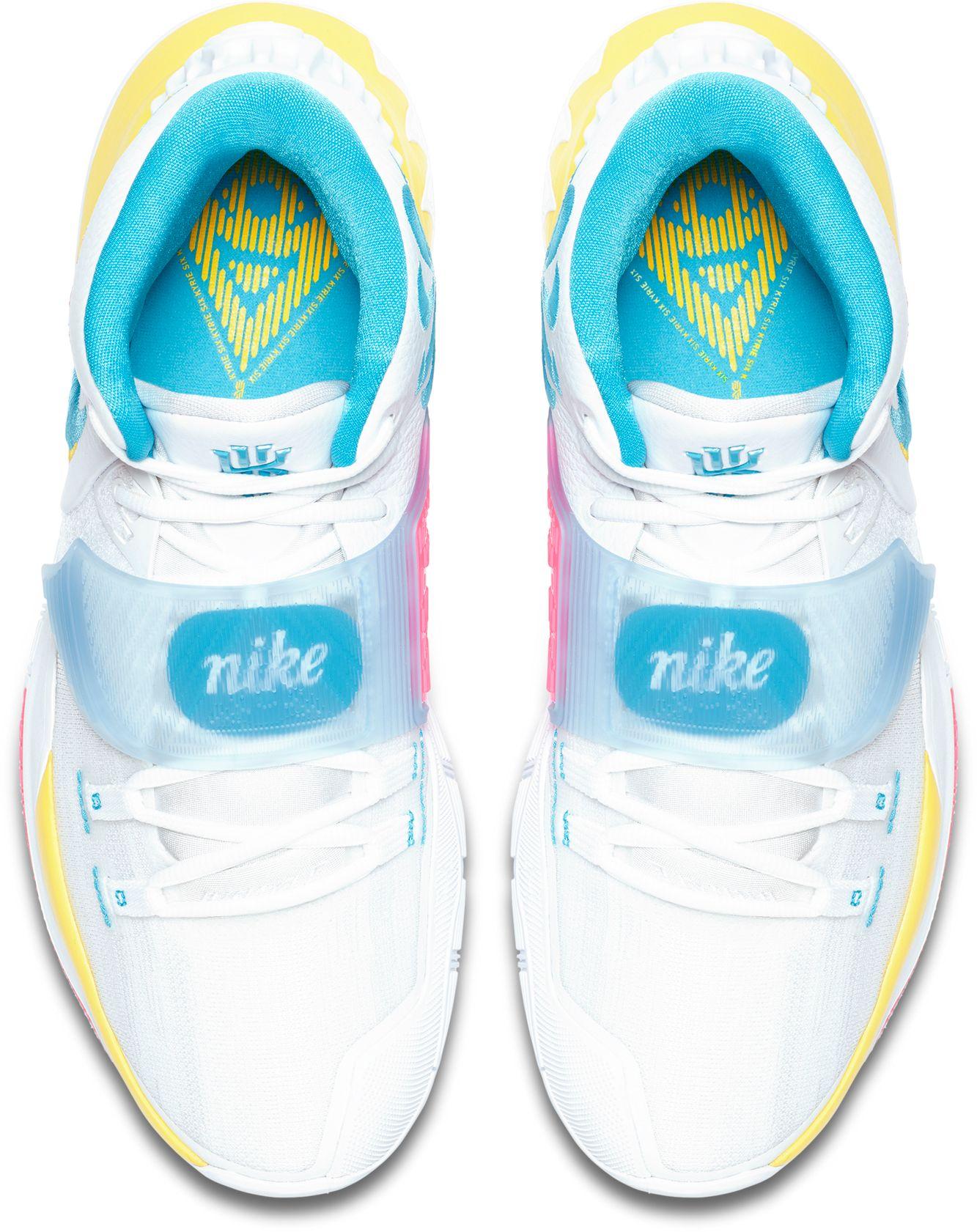kyrie 6 white pink