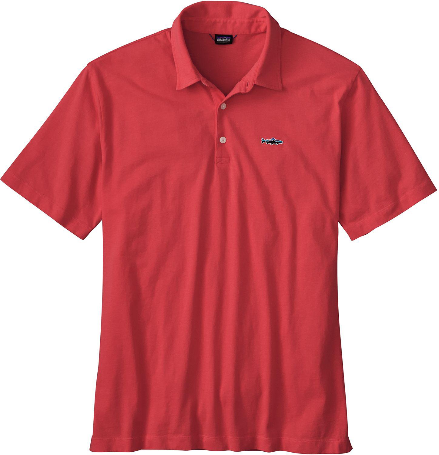 Lyst - Patagonia Trout Fitz Roy Polo Shirt in Red for Men