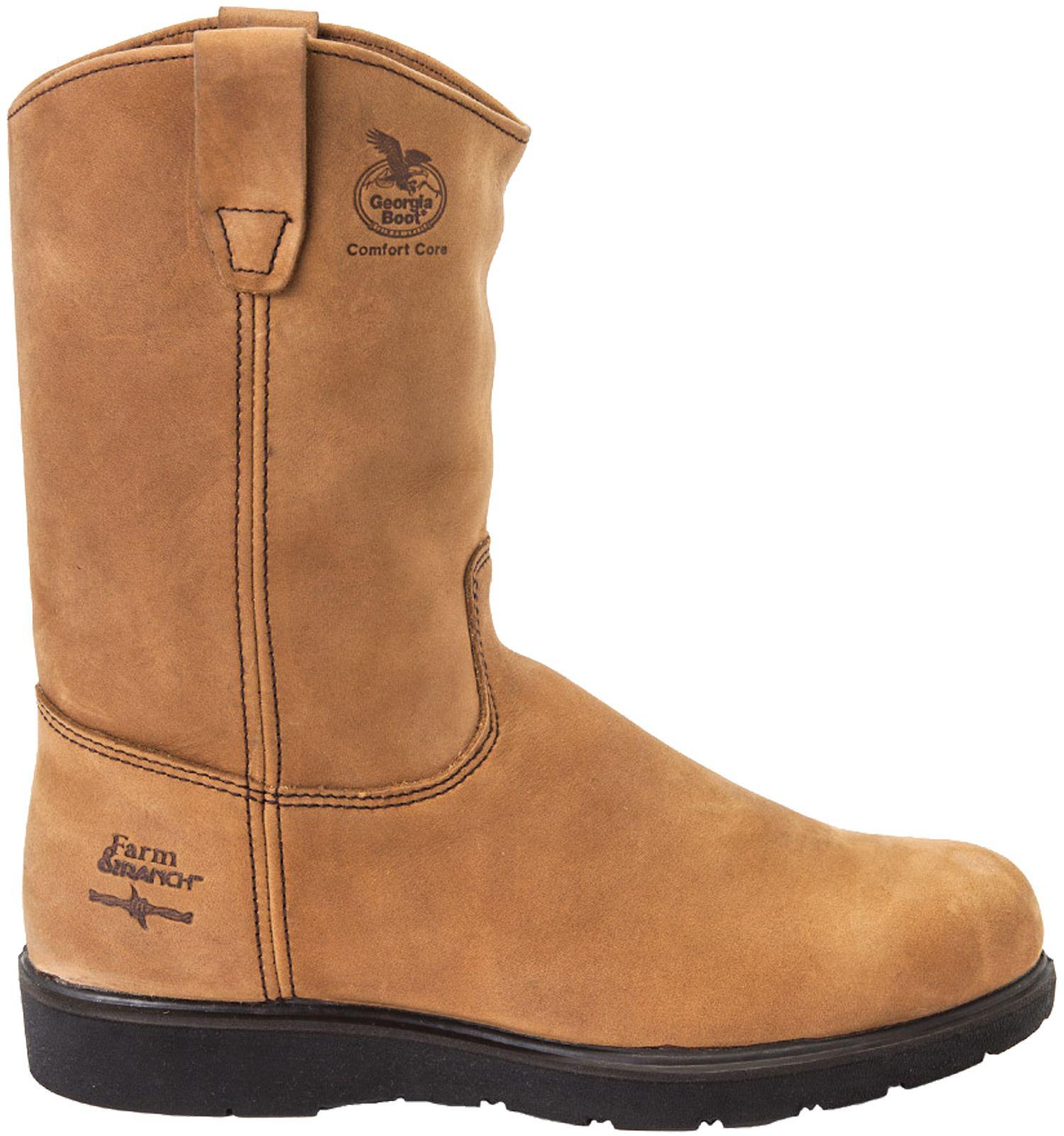 Boot Leather Boot Farm & Ranch Wellington Comfort Core