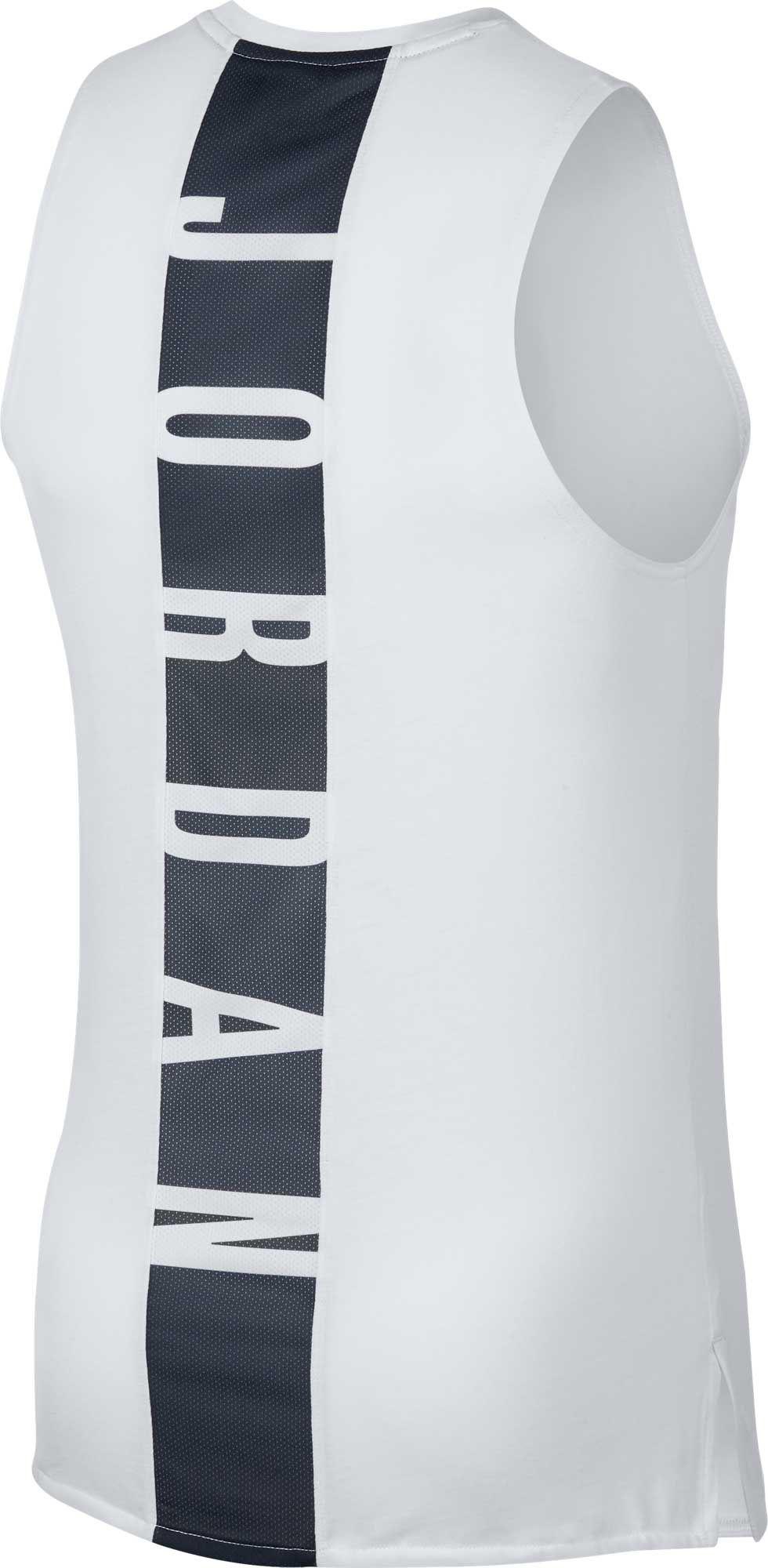 Nike Synthetic Jordan Dry 23 Alpha Sleeveless Tank Top in White/Black  (White) for Men | Lyst