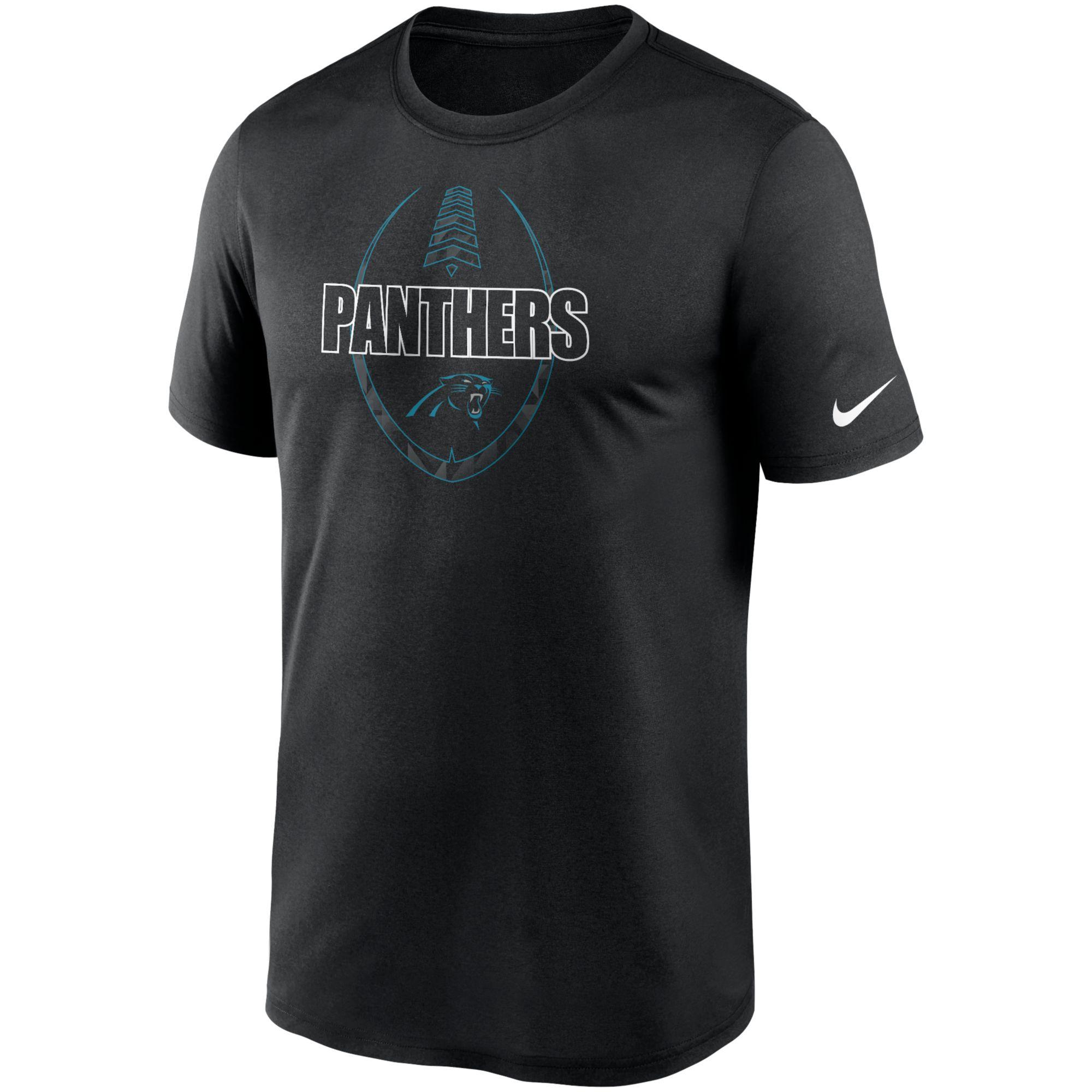 Nike Carolina Panthers Legend Icon Black T-shirt for Men - Lyst