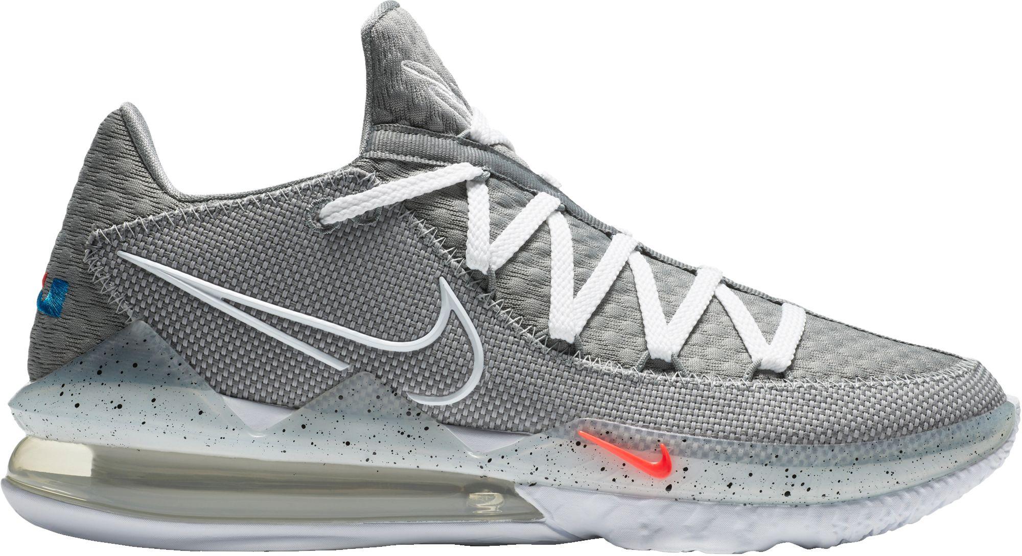 lebron 17 low grey on feet