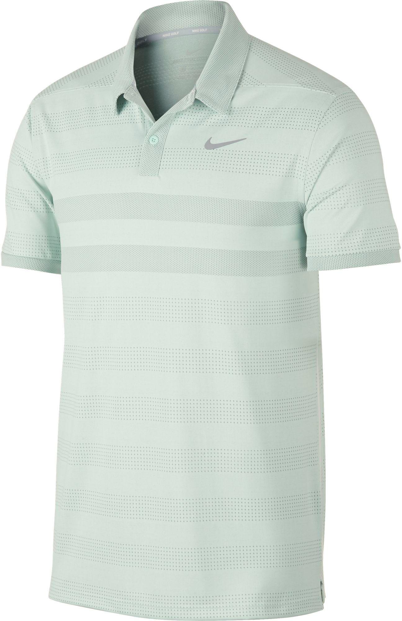 nike men's techknit stripe golf polo
