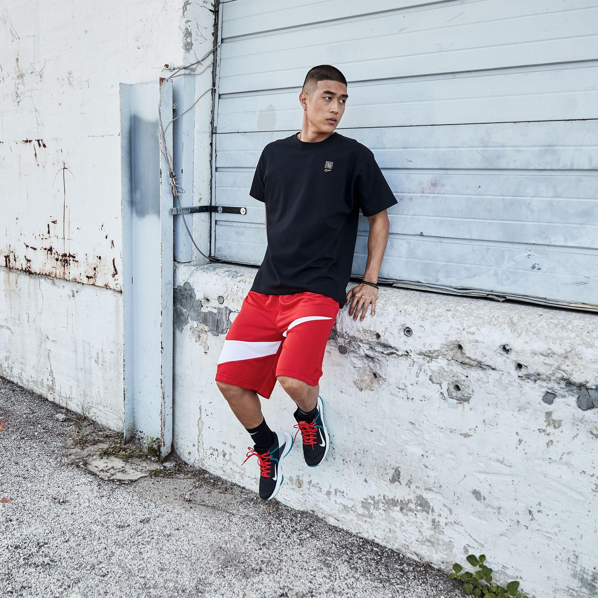 Nike Dri-fit Hbr Basketball Shorts in University Red/White (Red) for Men - Lyst