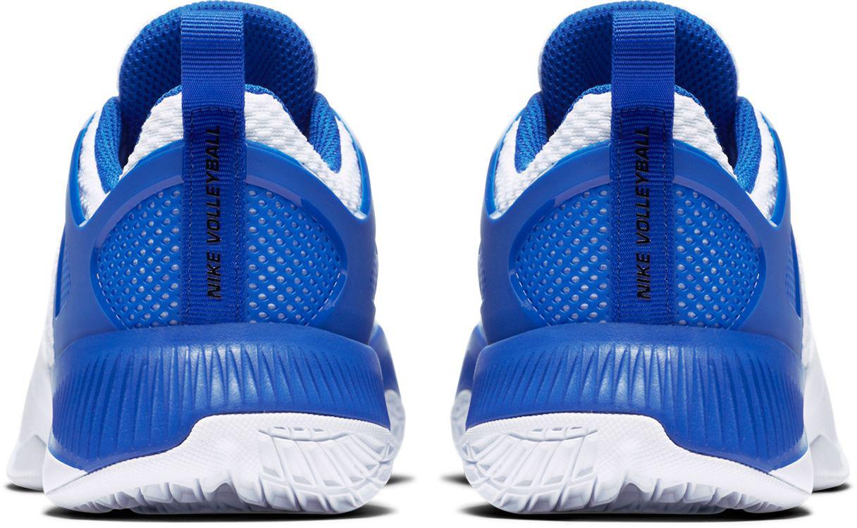 Nike Rubber Air Zoom Hyperace Volleyball Shoes in White/Black/Blue (Blue) |  Lyst