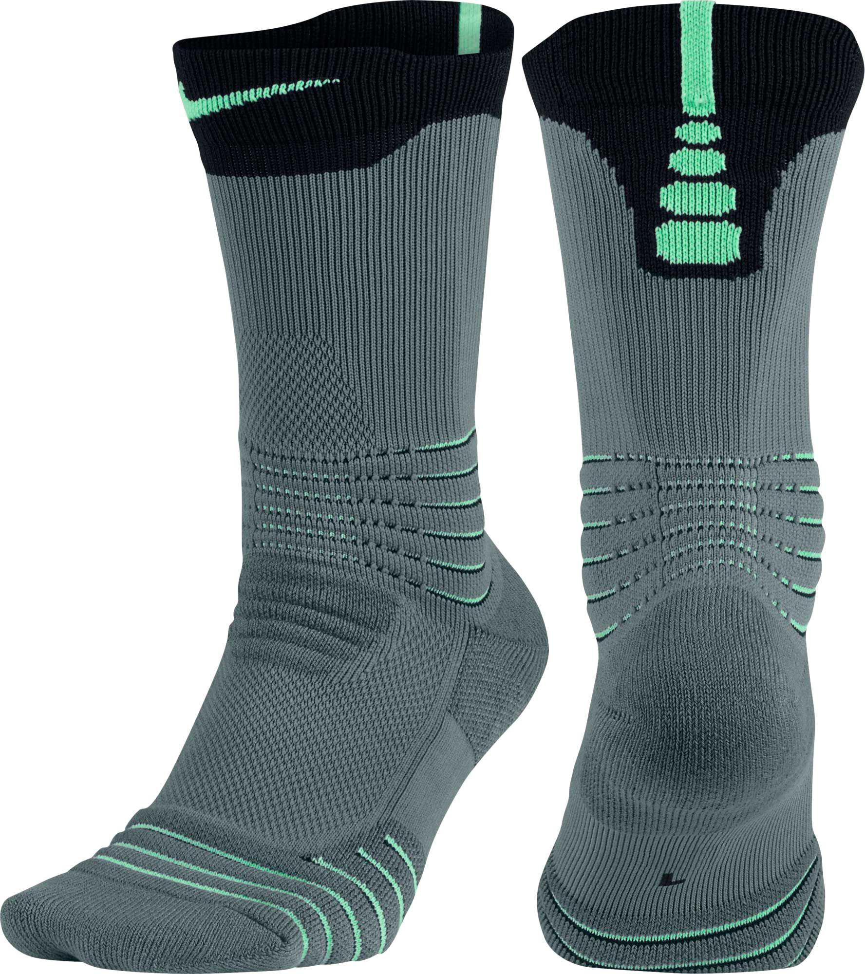 grey basketball socks