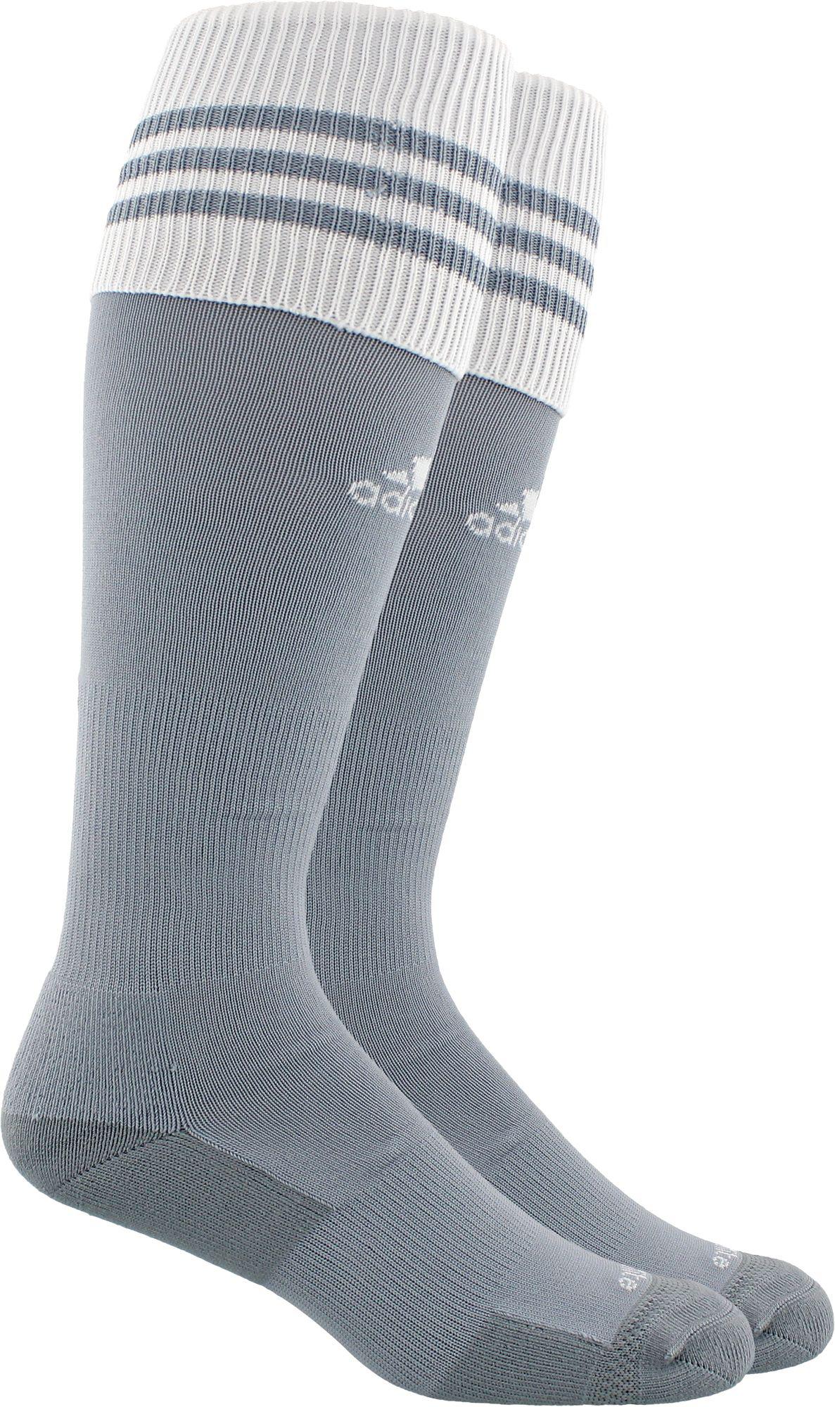 grey adidas socks