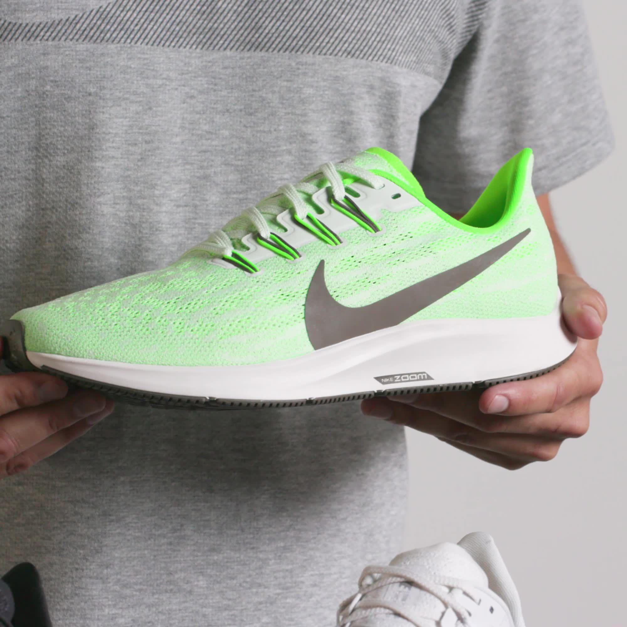 Nike Air Zoom Pegasus 36 Running Shoe in Green - Lyst