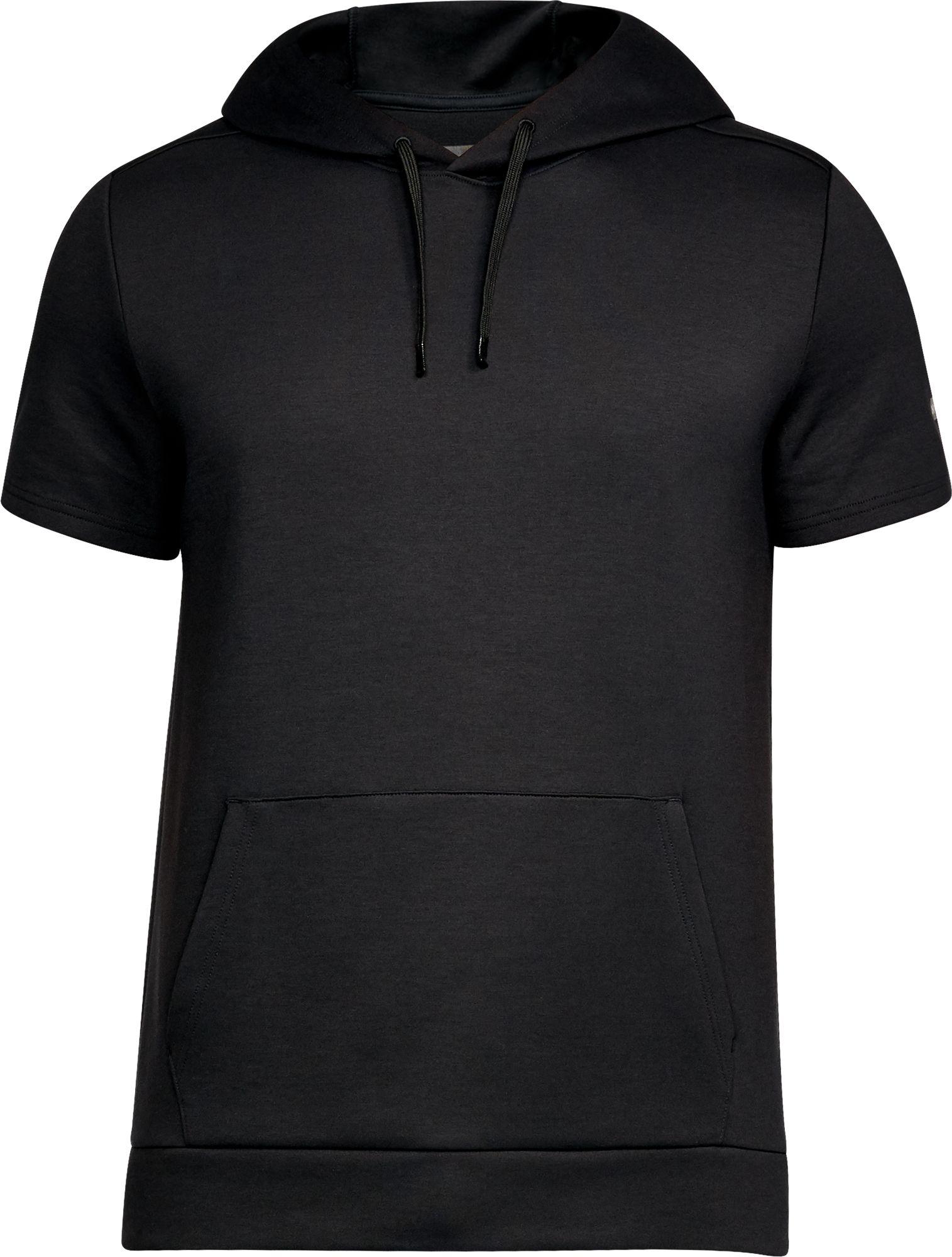 under armour men's unstoppable knit short sleeve hoodie