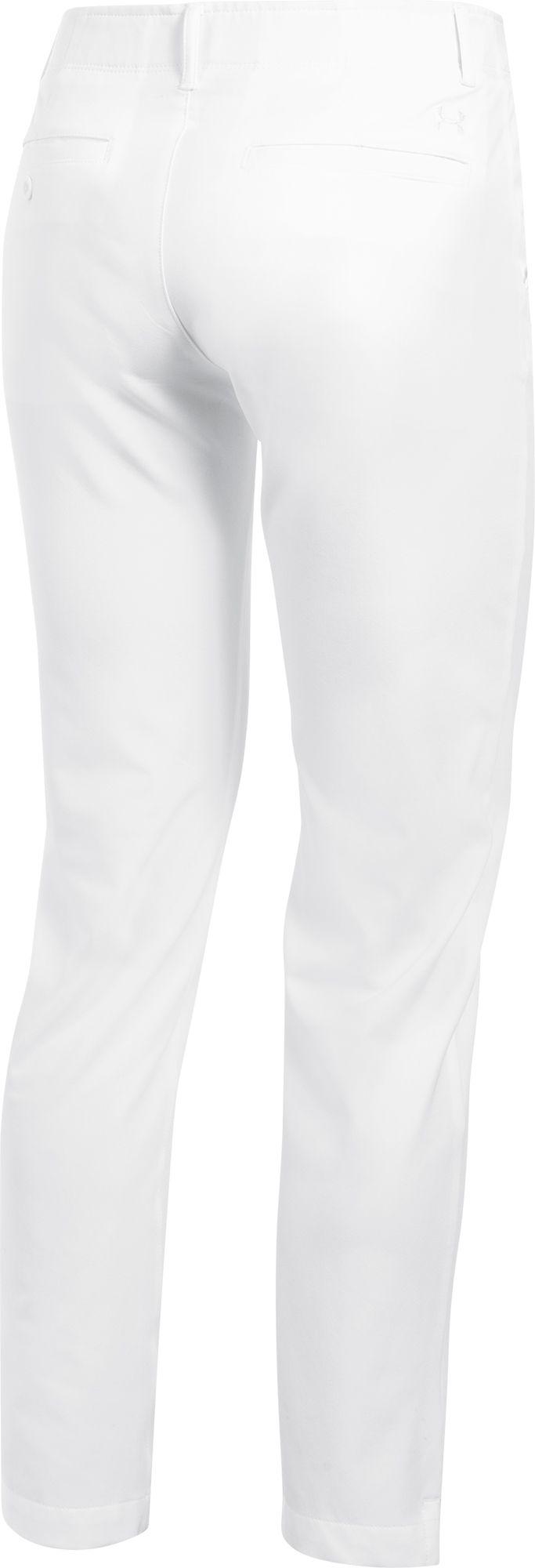 under armour white golf trousers