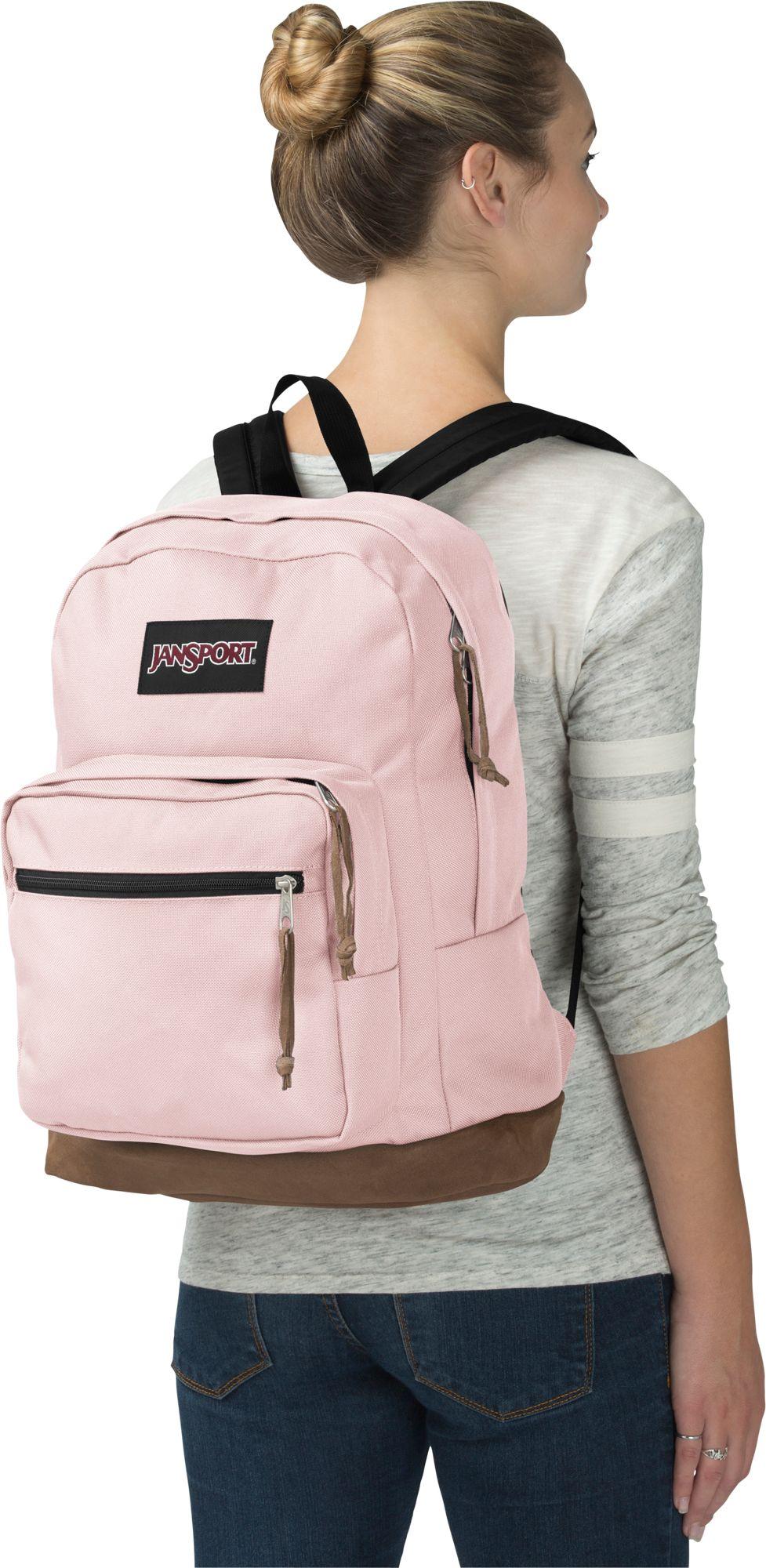 jansport right pack pink blush
