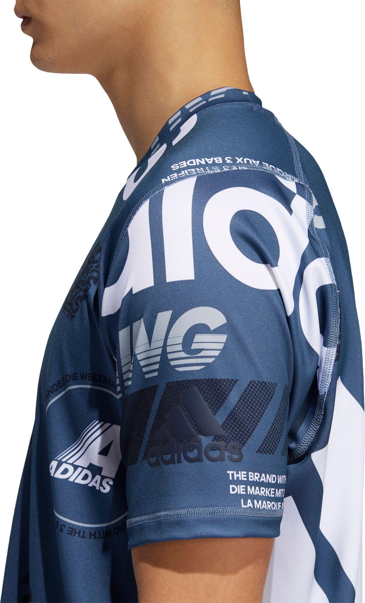 adidas freelift daily print tee