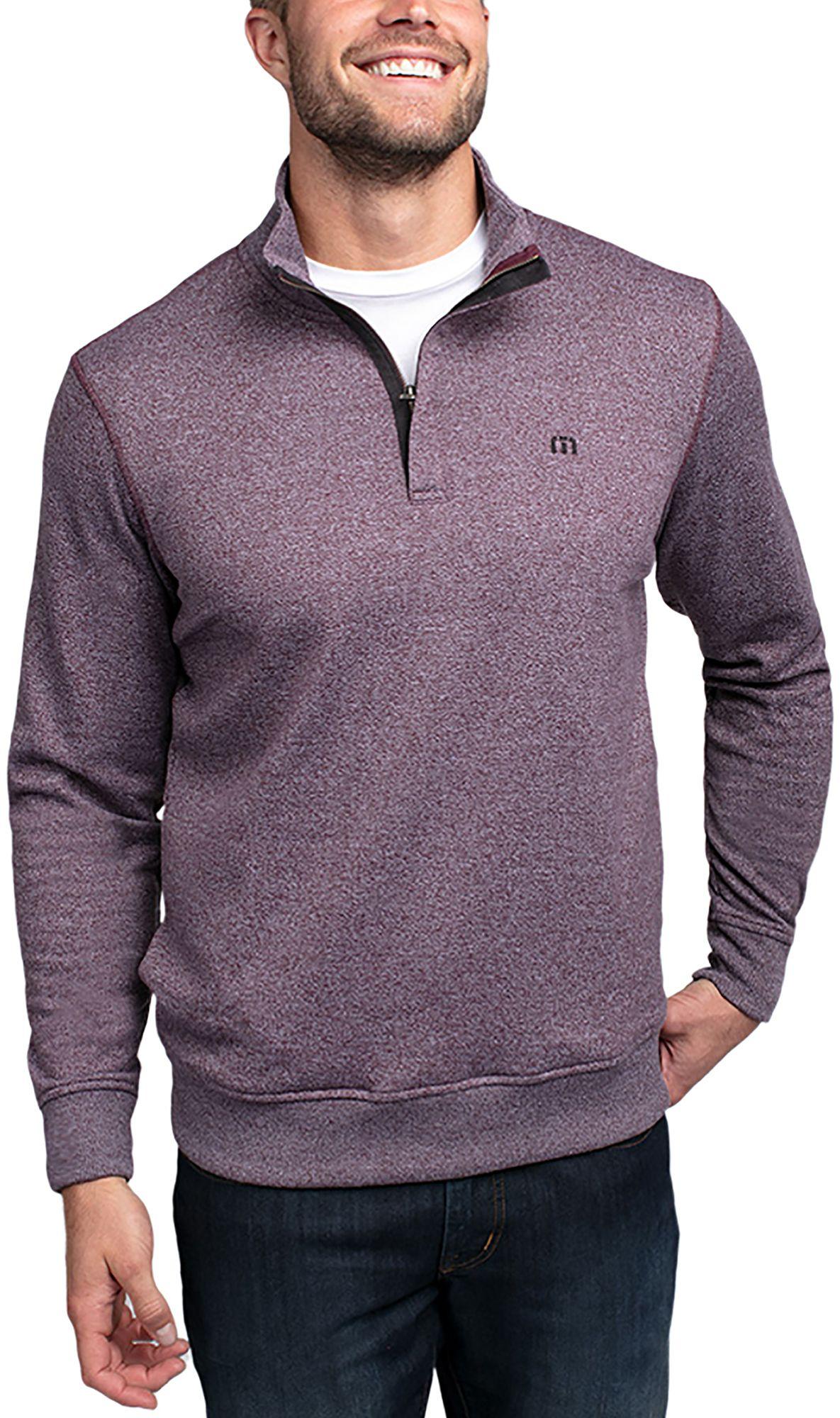 Travis Mathew Hideaway 1⁄4 Zip Golf Pullover in Purple for Men Lyst
