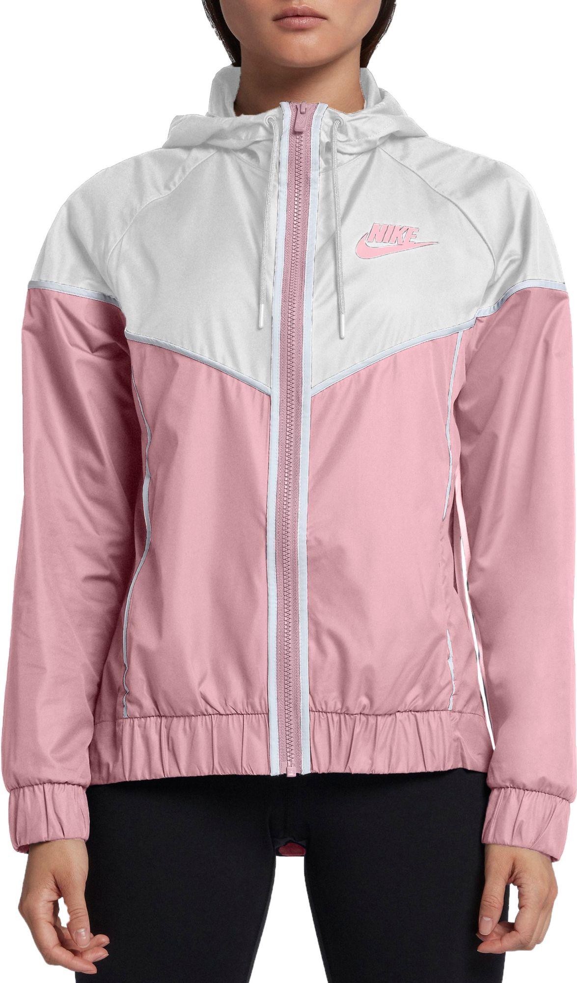 nike windrunner jacket pink