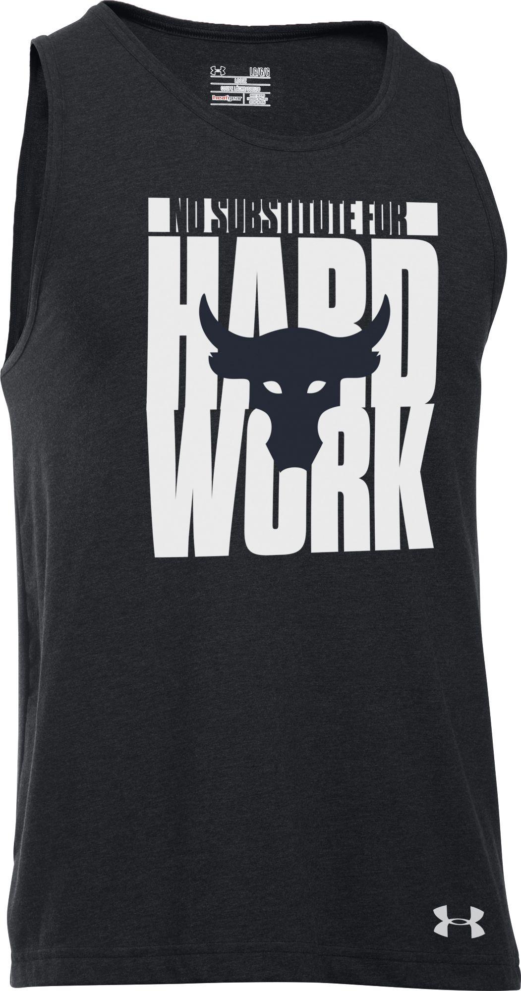 Download Under Armour Project Rock Hard Work Graphic Sleeveless ...