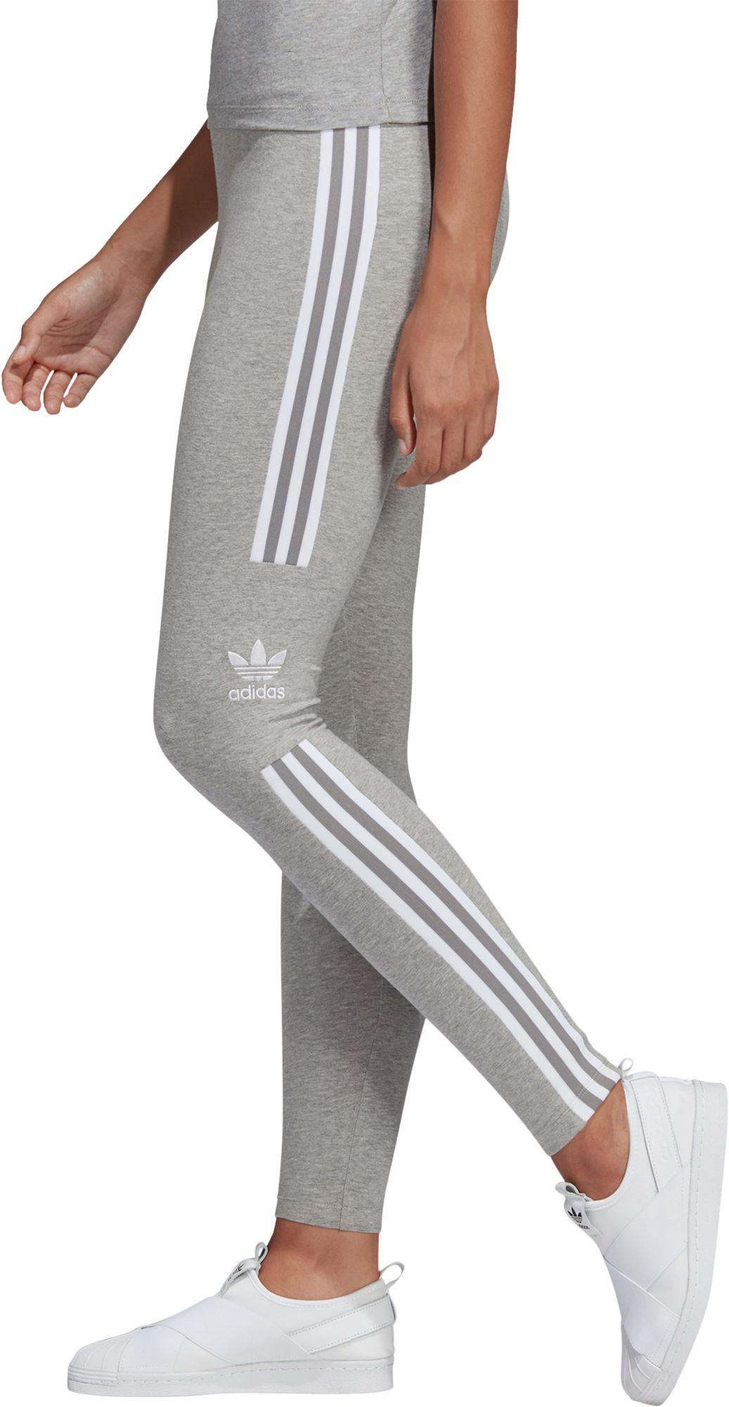 grey adidas tights