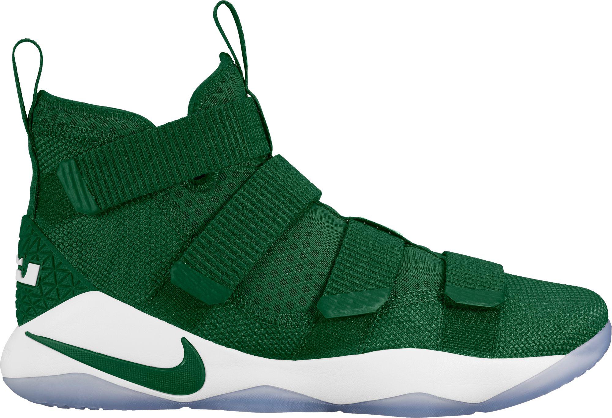nike green basketball shoes